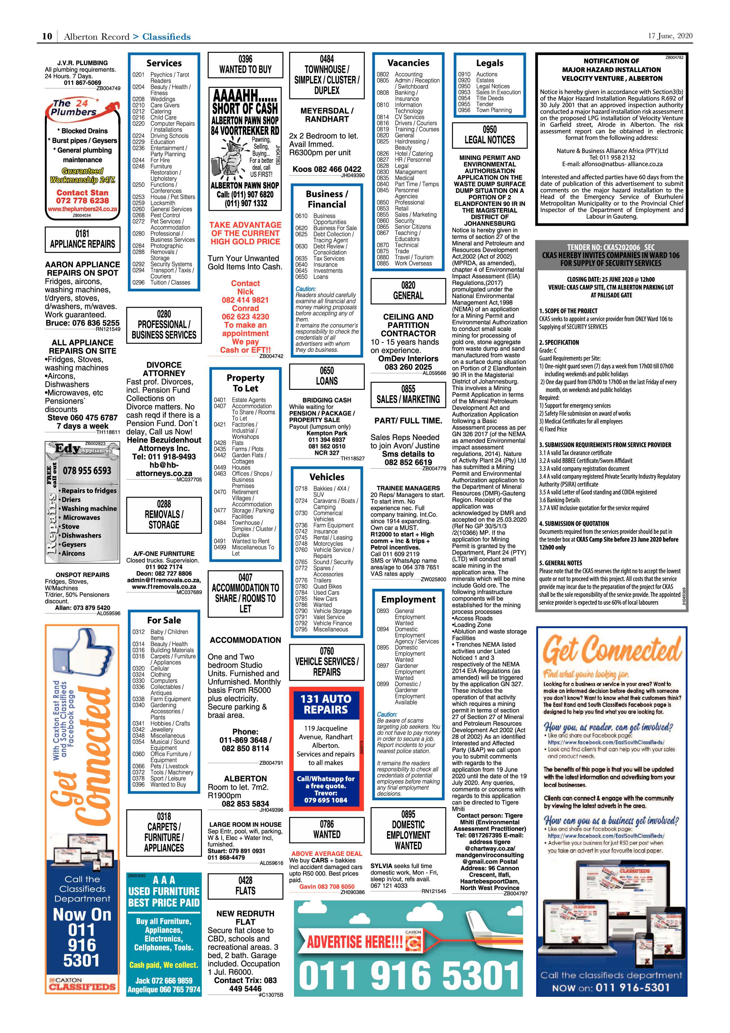 Alberton Record 17 June 2020 page 10