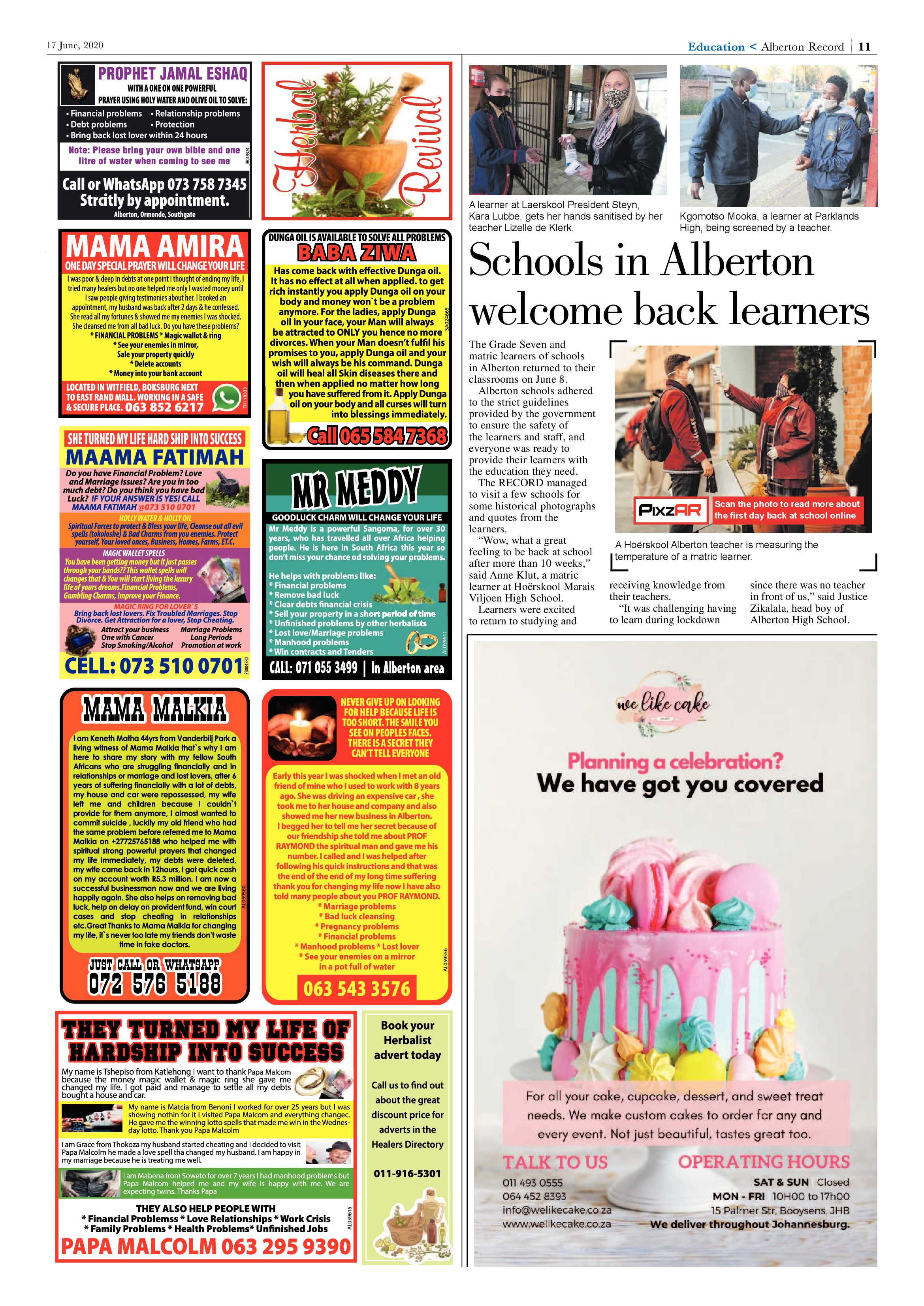 Alberton Record 17 June 2020 page 11