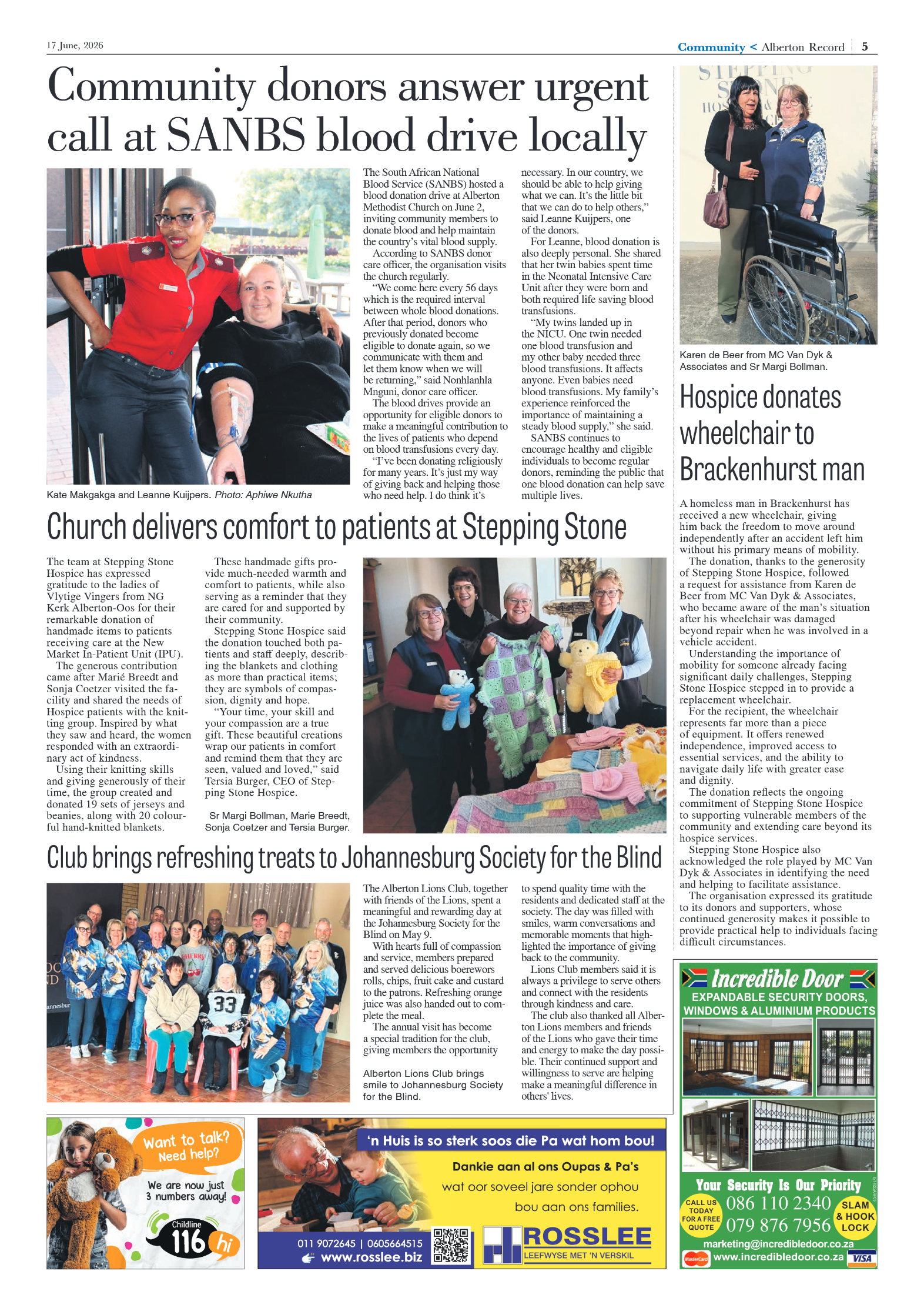 Alberton Record 17 June 2026 page 5