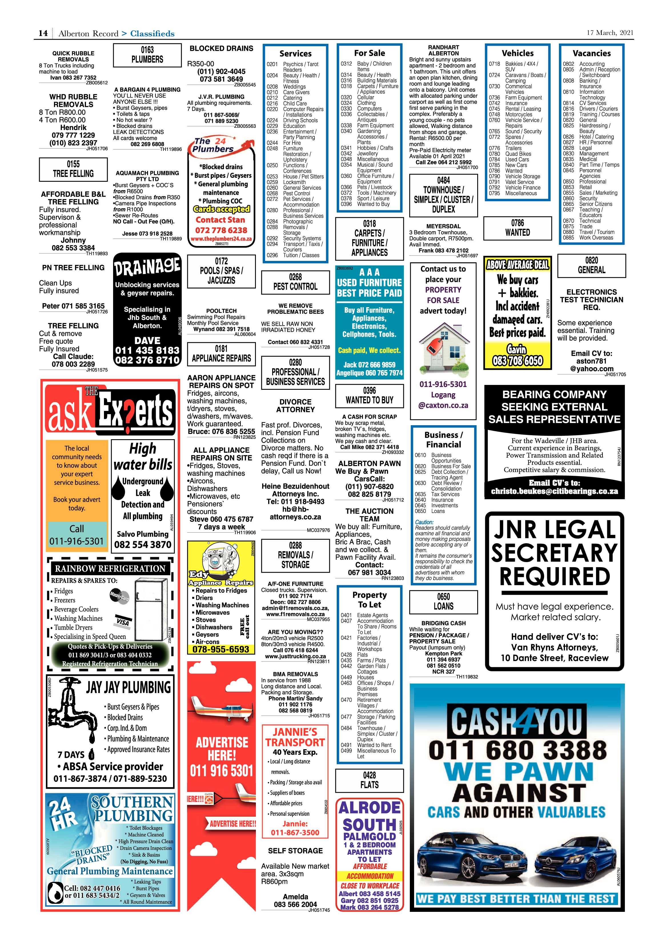 Alberton Record 17 March 2021 page 14