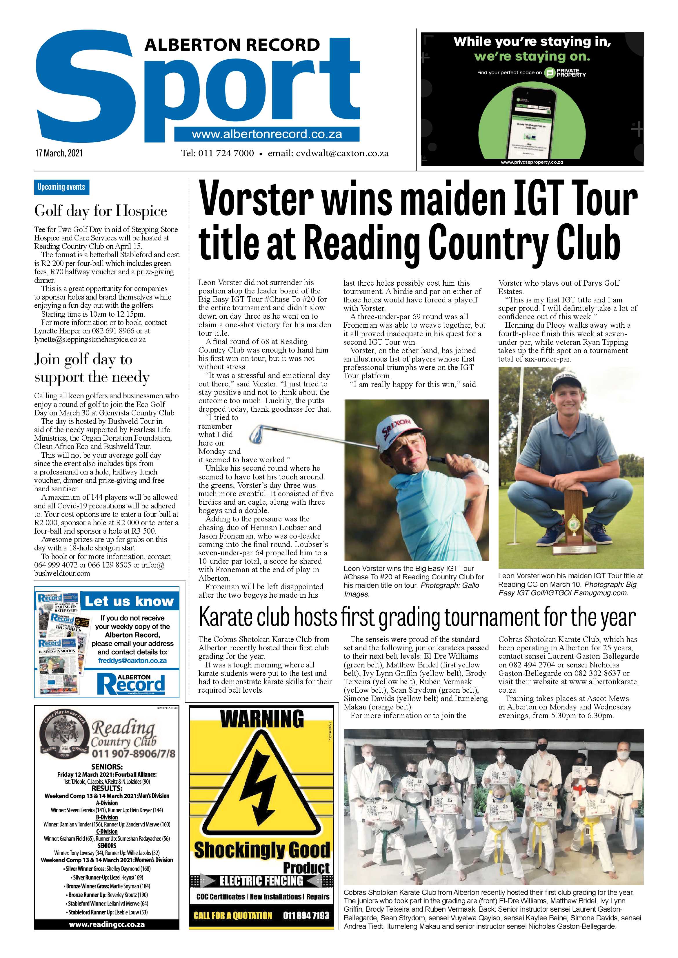 Alberton Record 17 March 2021 page 16