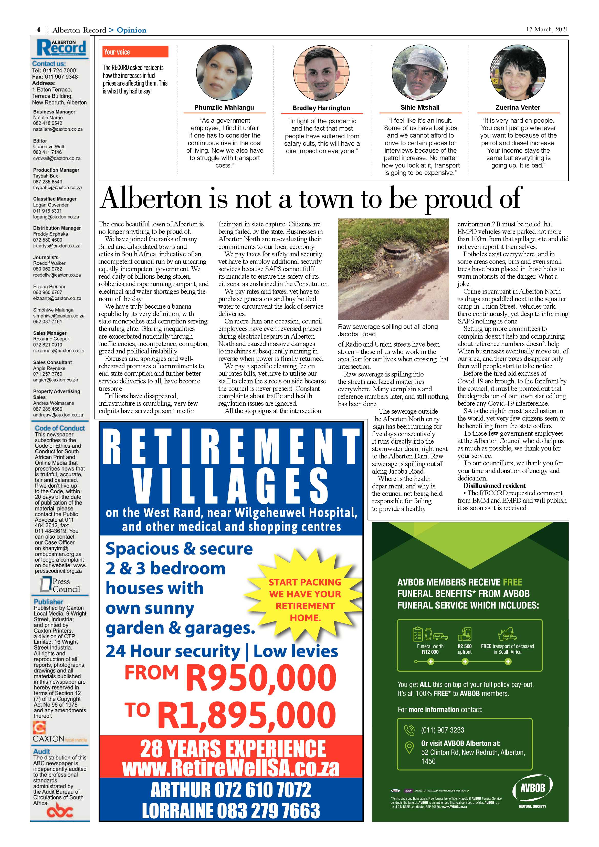 Alberton Record 17 March 2021 page 4