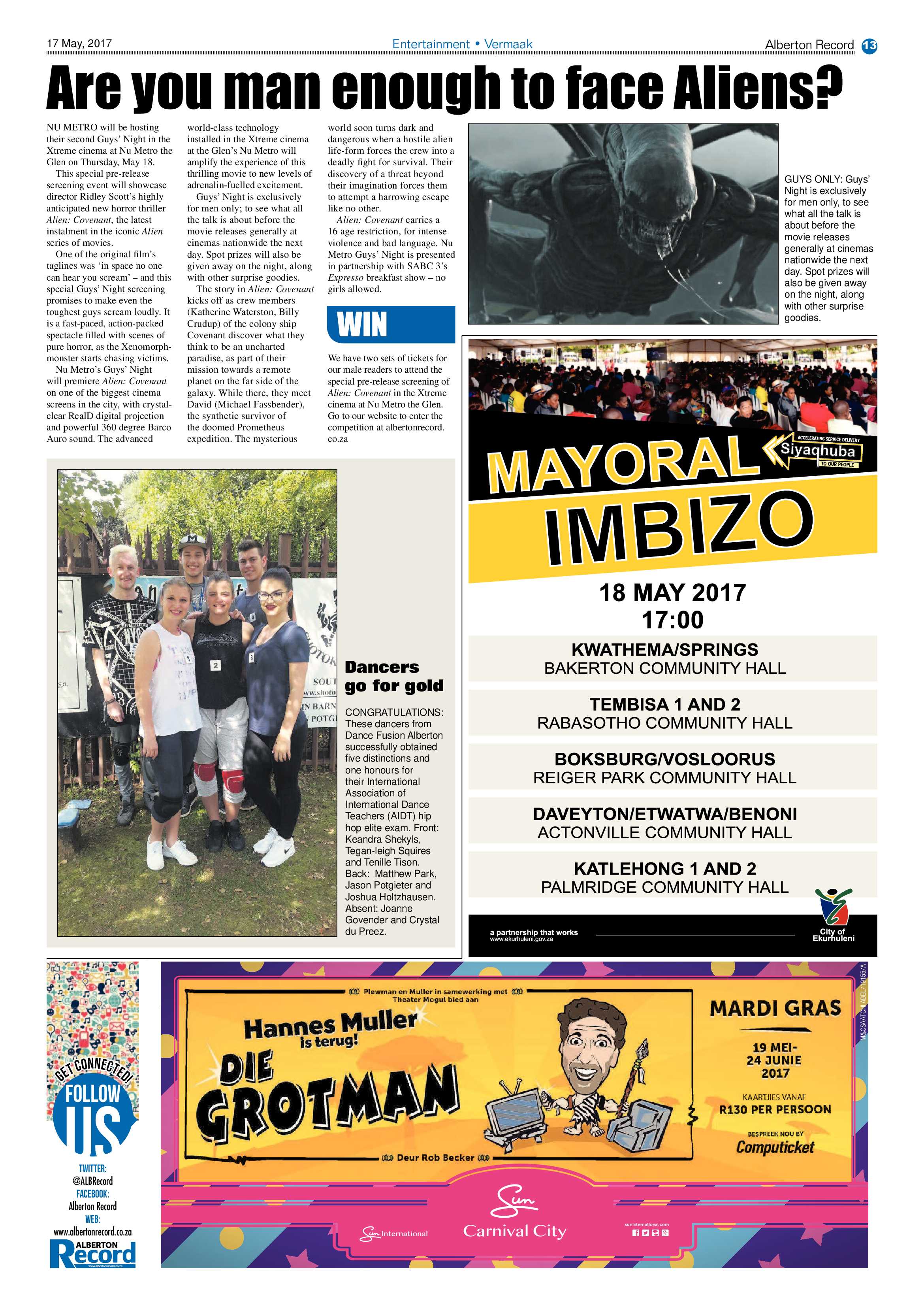 Alberton Record 17 May 2017 page 13