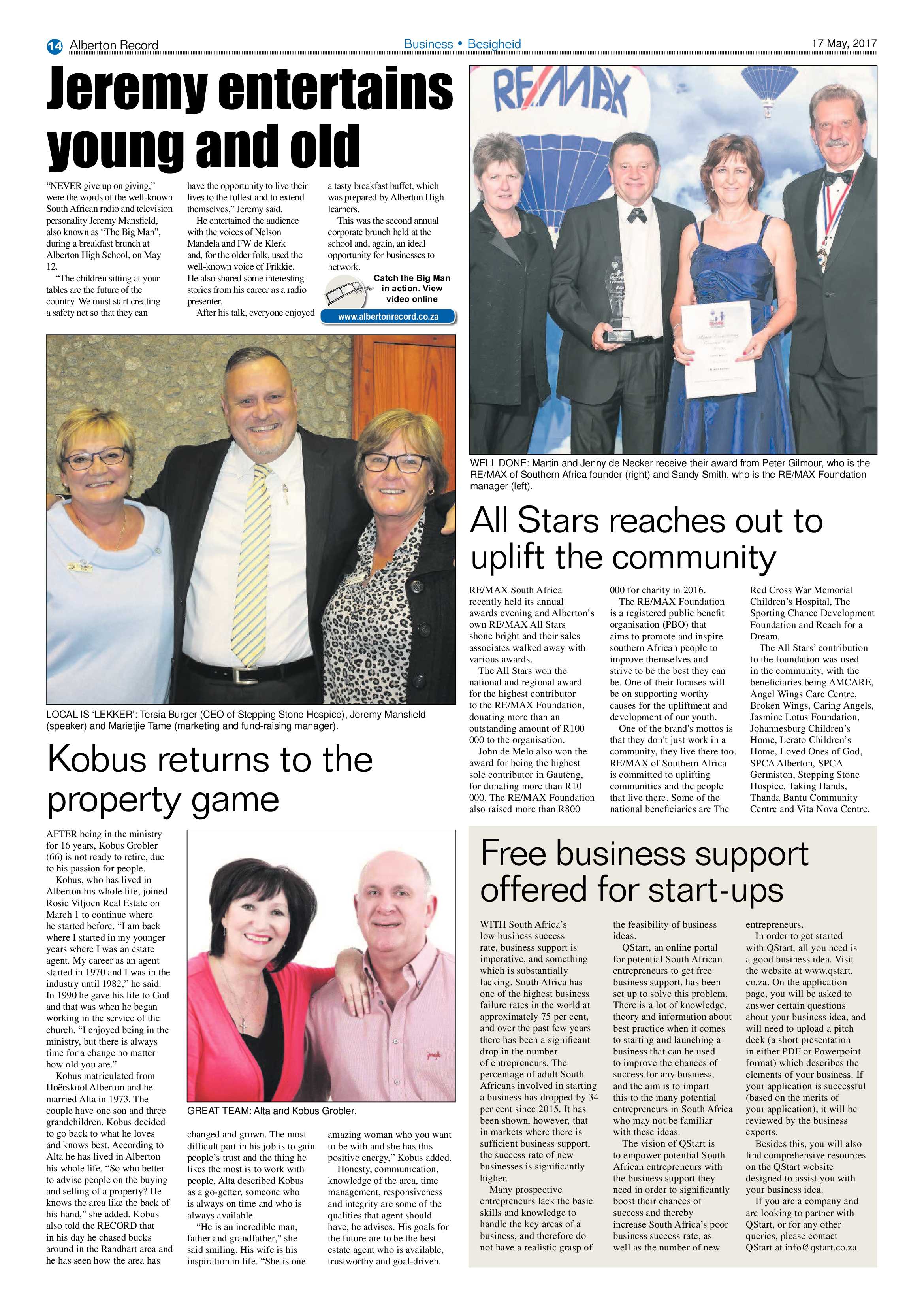 Alberton Record 17 May 2017 page 14