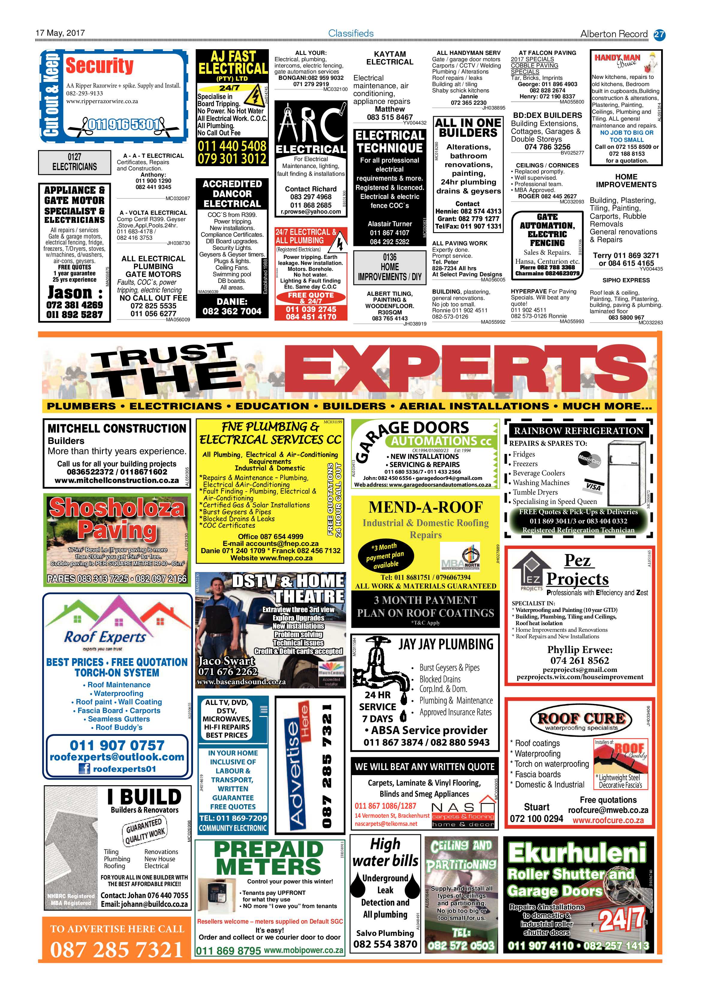 Alberton Record 17 May 2017 page 27