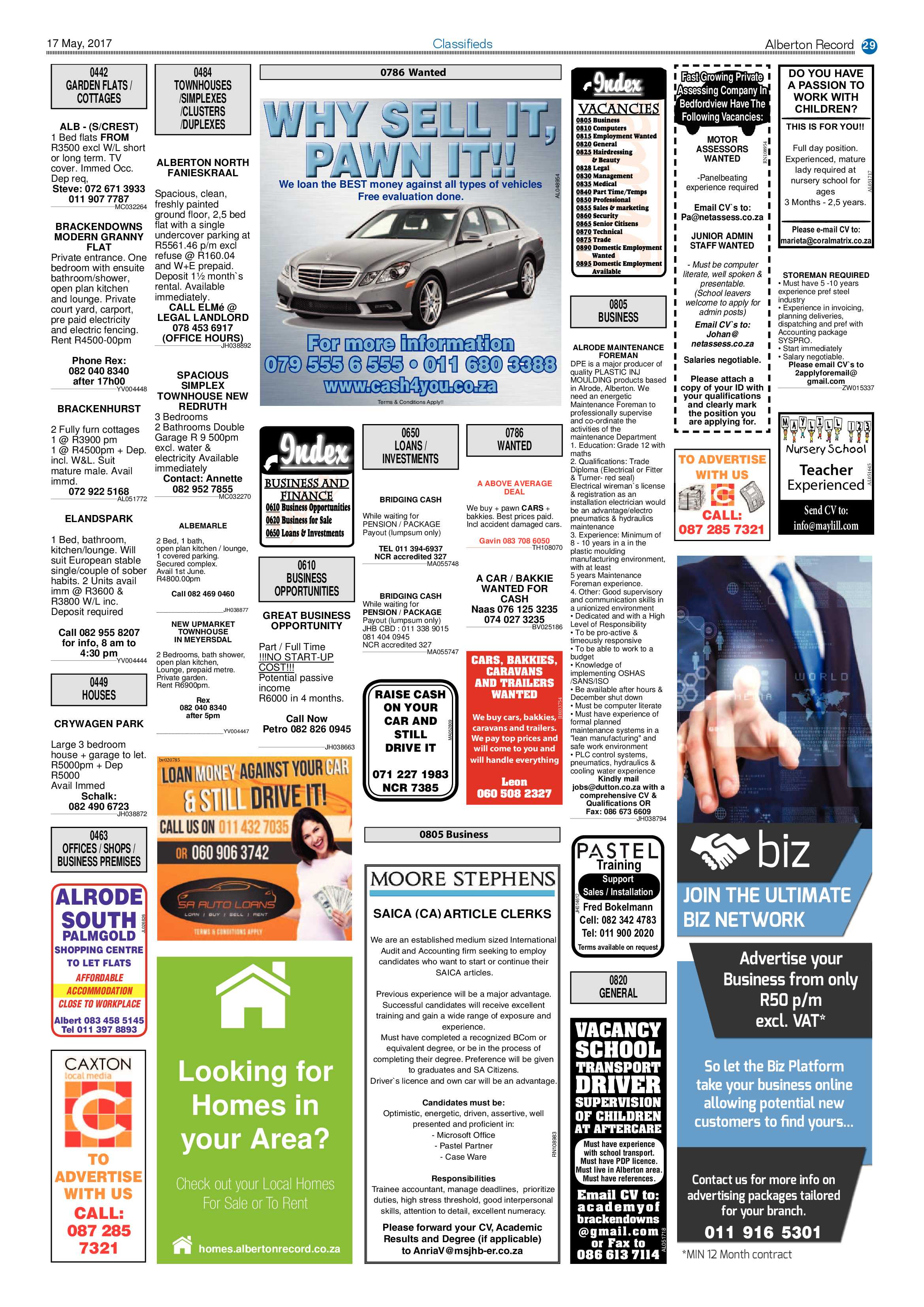 Alberton Record 17 May 2017 page 29