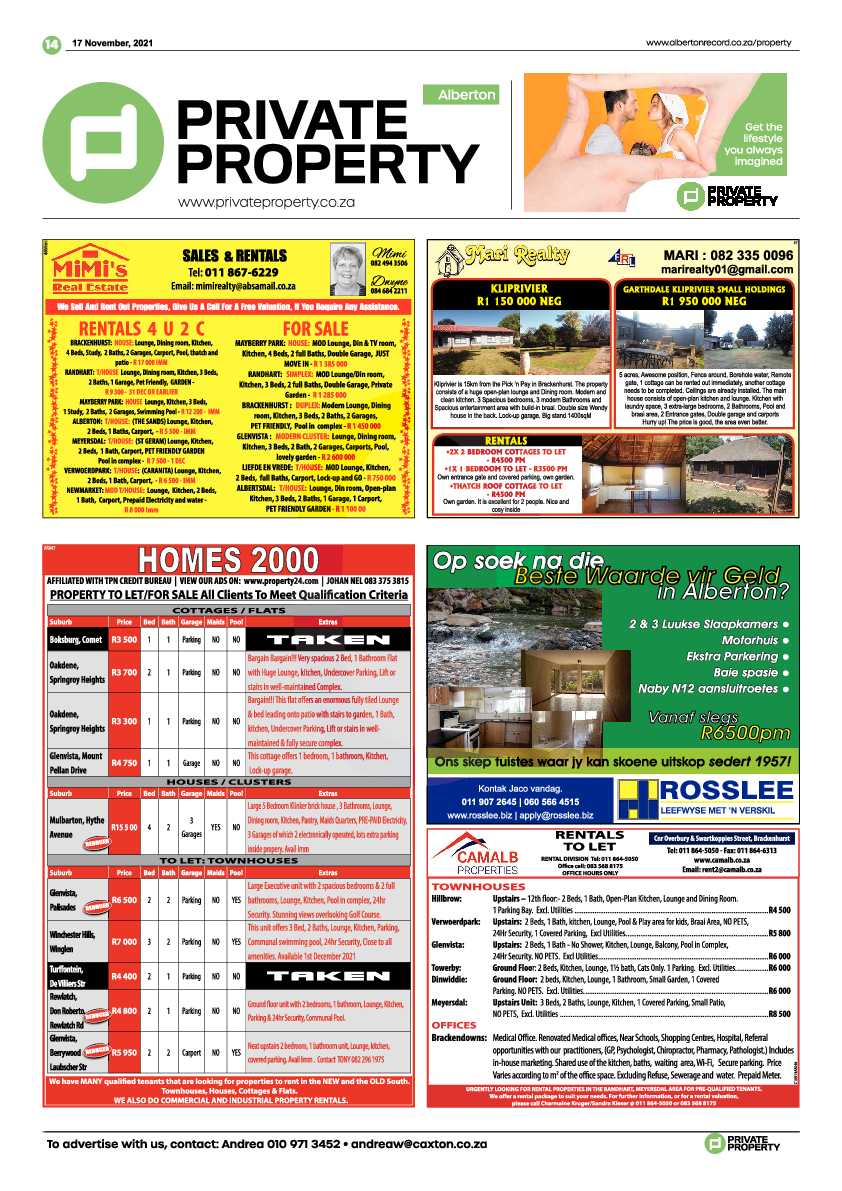 Alberton Record 17 November 2021 page 16