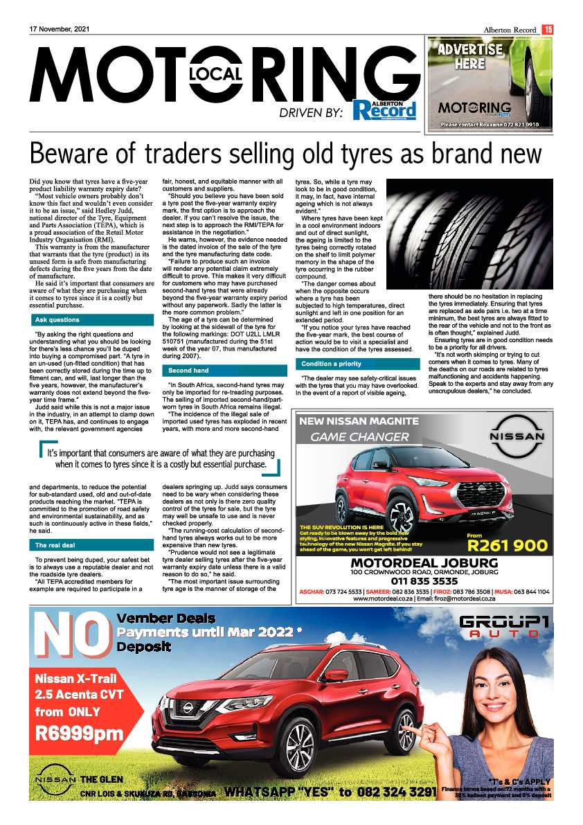 Alberton Record 17 November 2021 page 17
