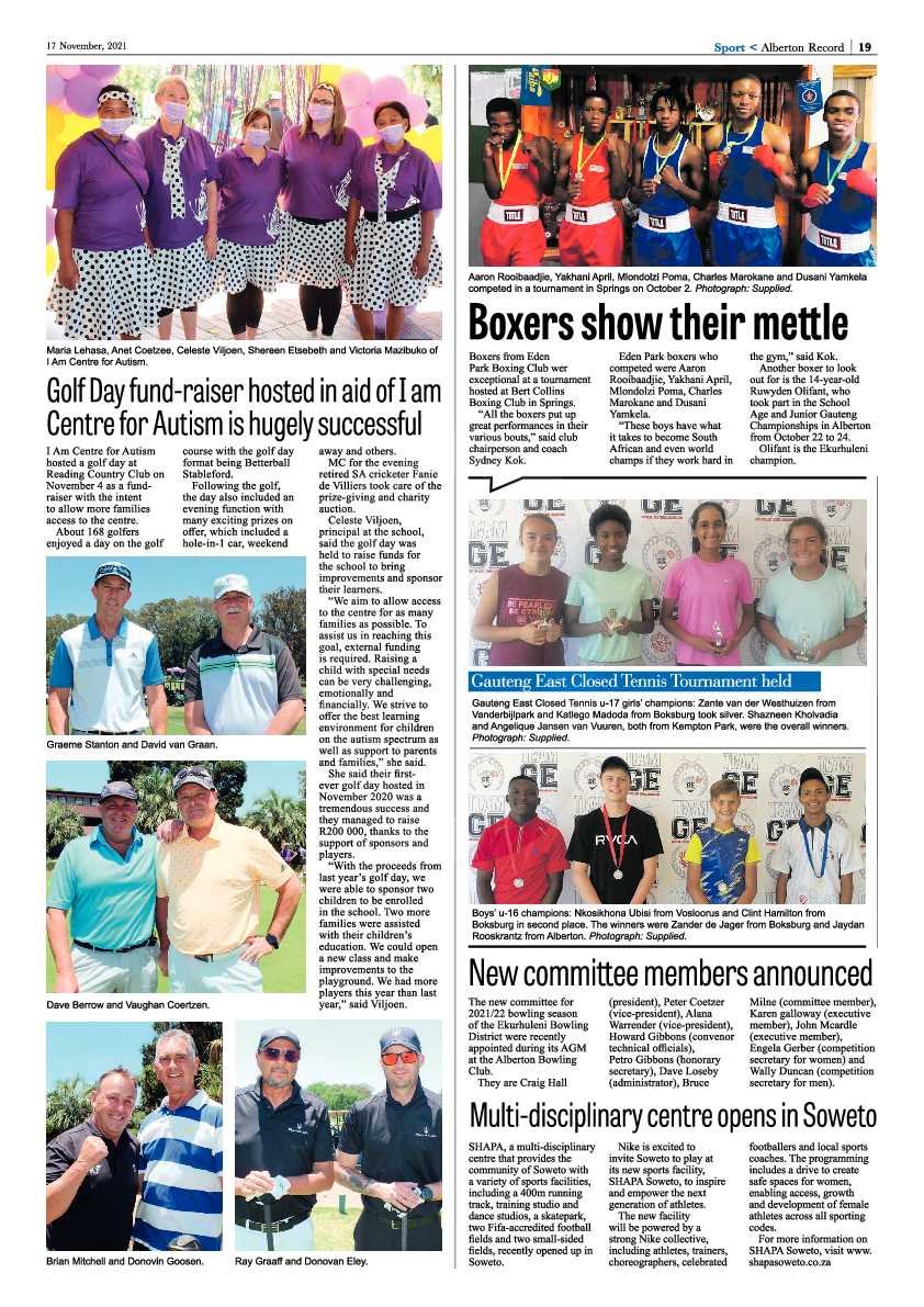 Alberton Record 17 November 2021 page 21