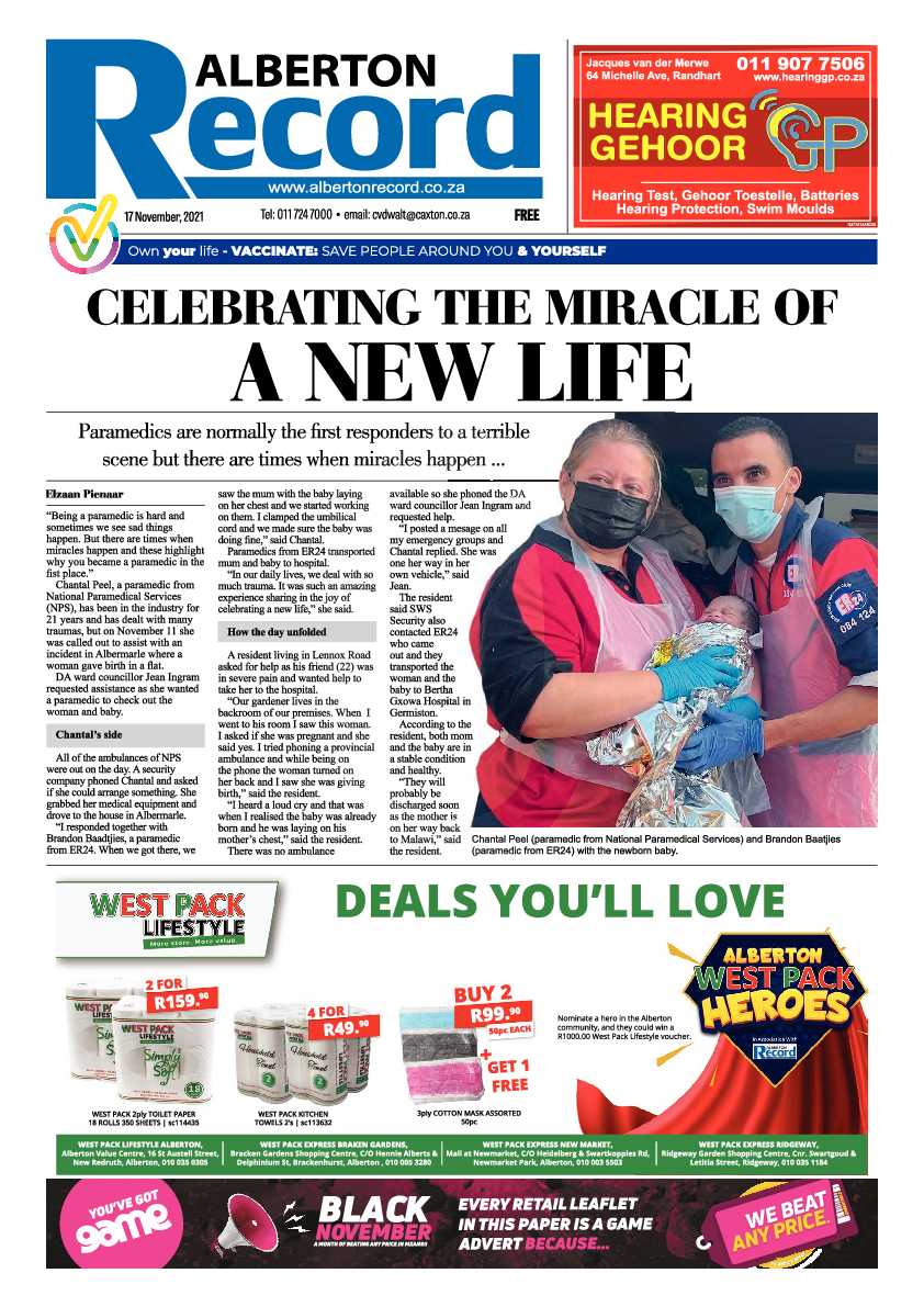 Alberton Record 17 November 2021 page 3