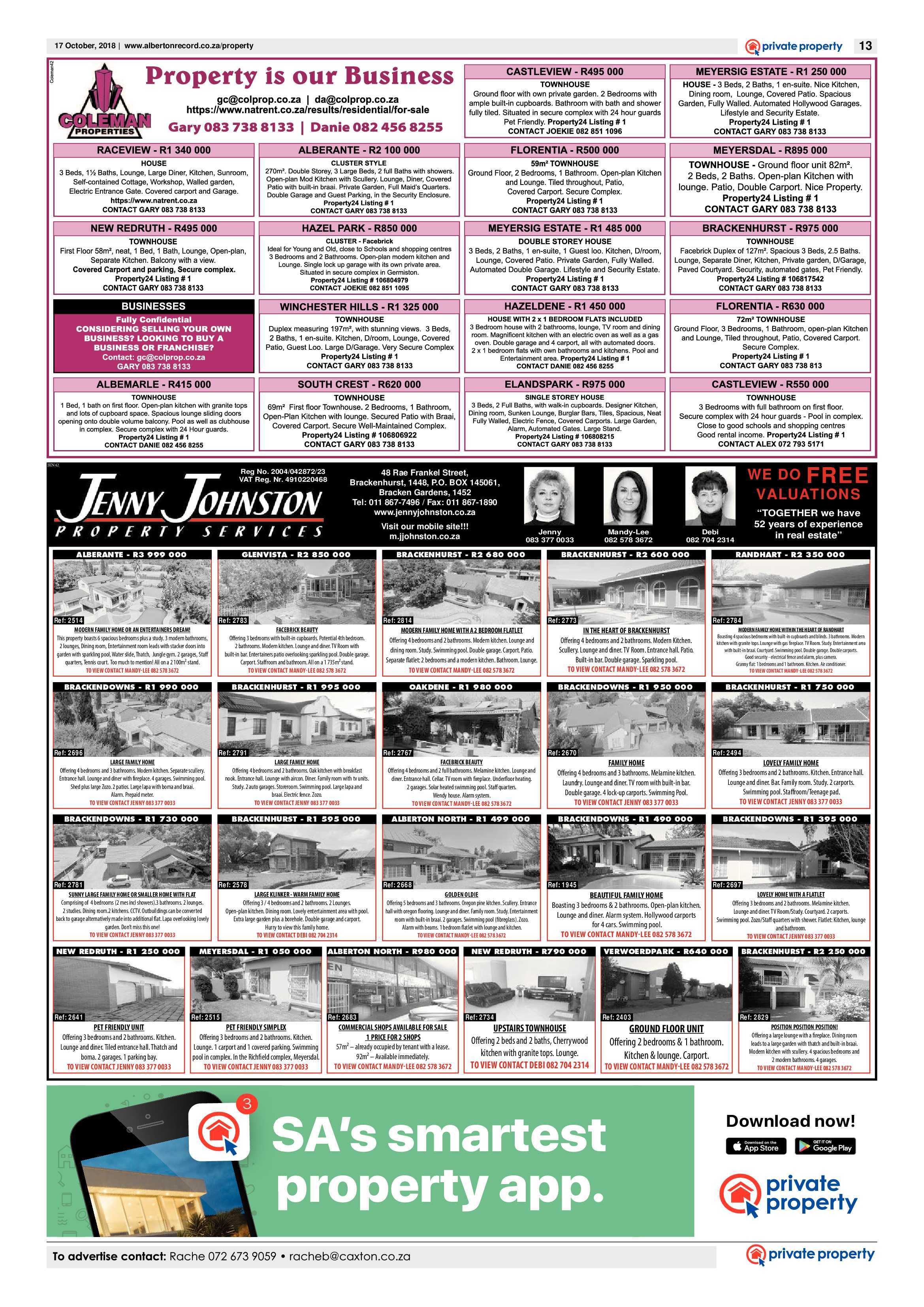 Alberton Record 17 October 2018 page 13