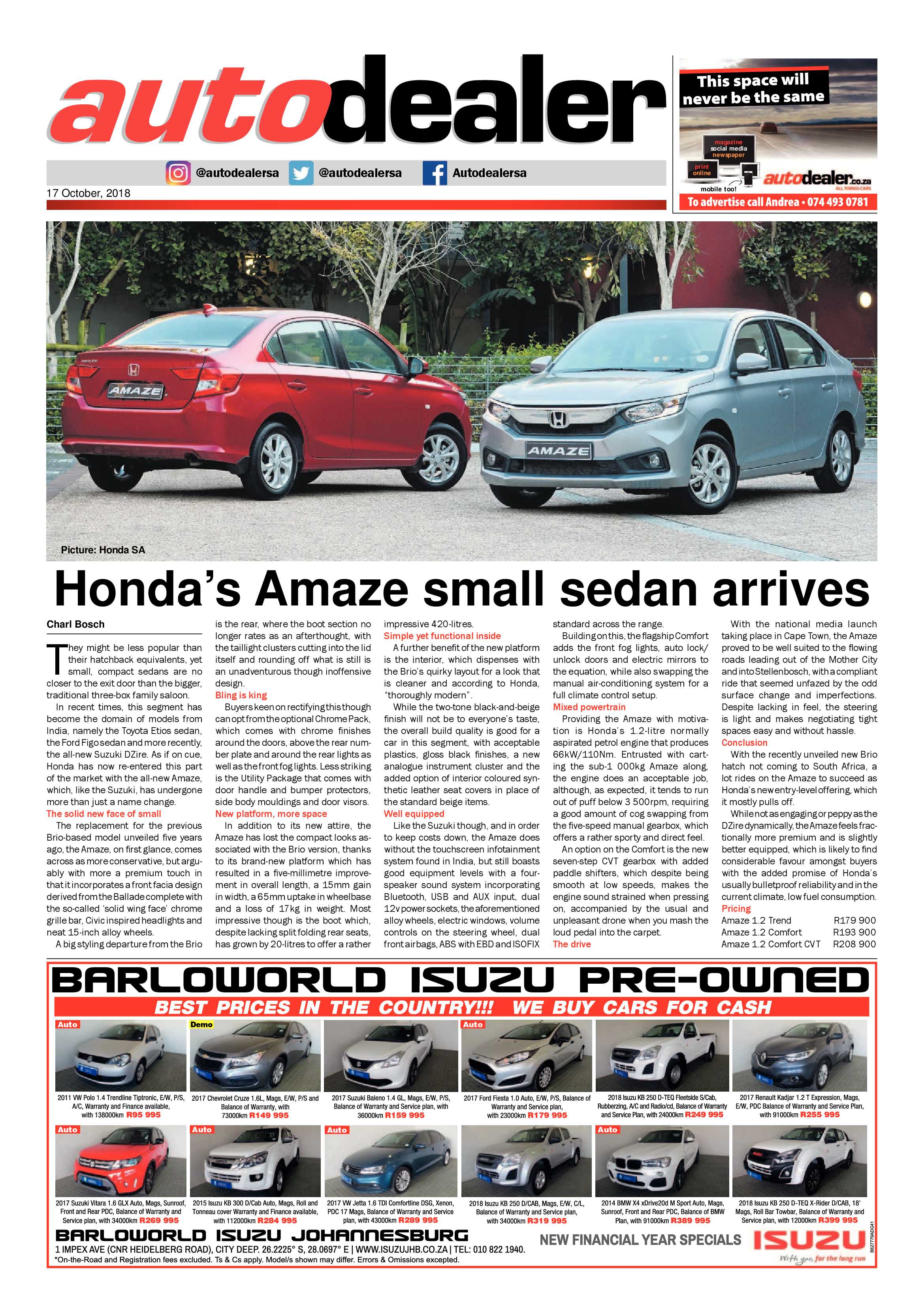 Alberton Record 17 October 2018 page 19