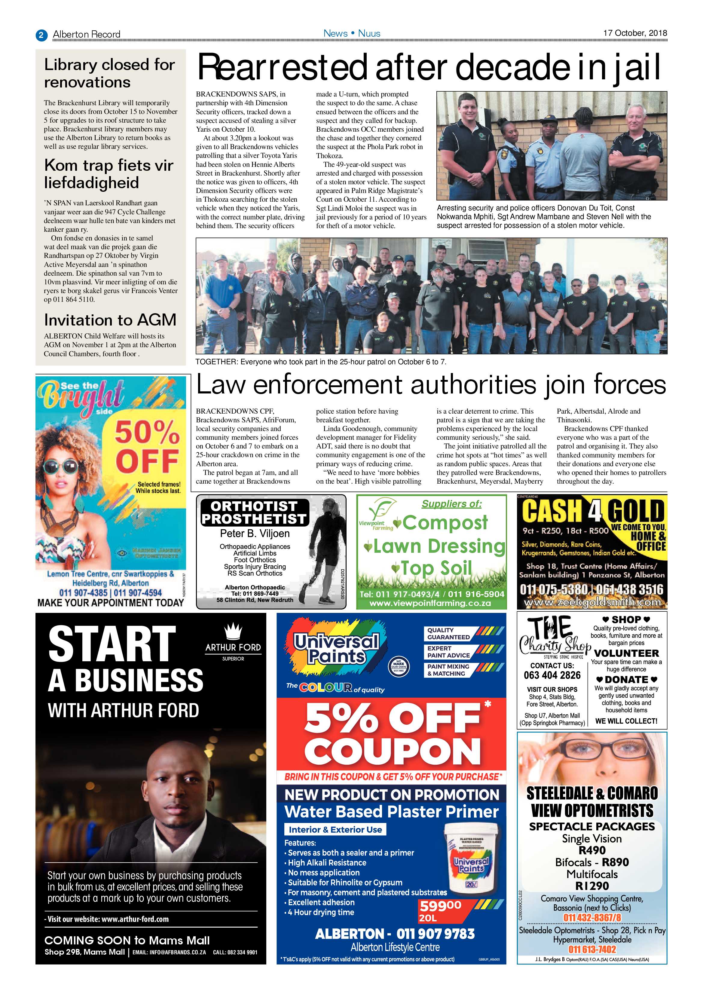 Alberton Record 17 October 2018 page 2