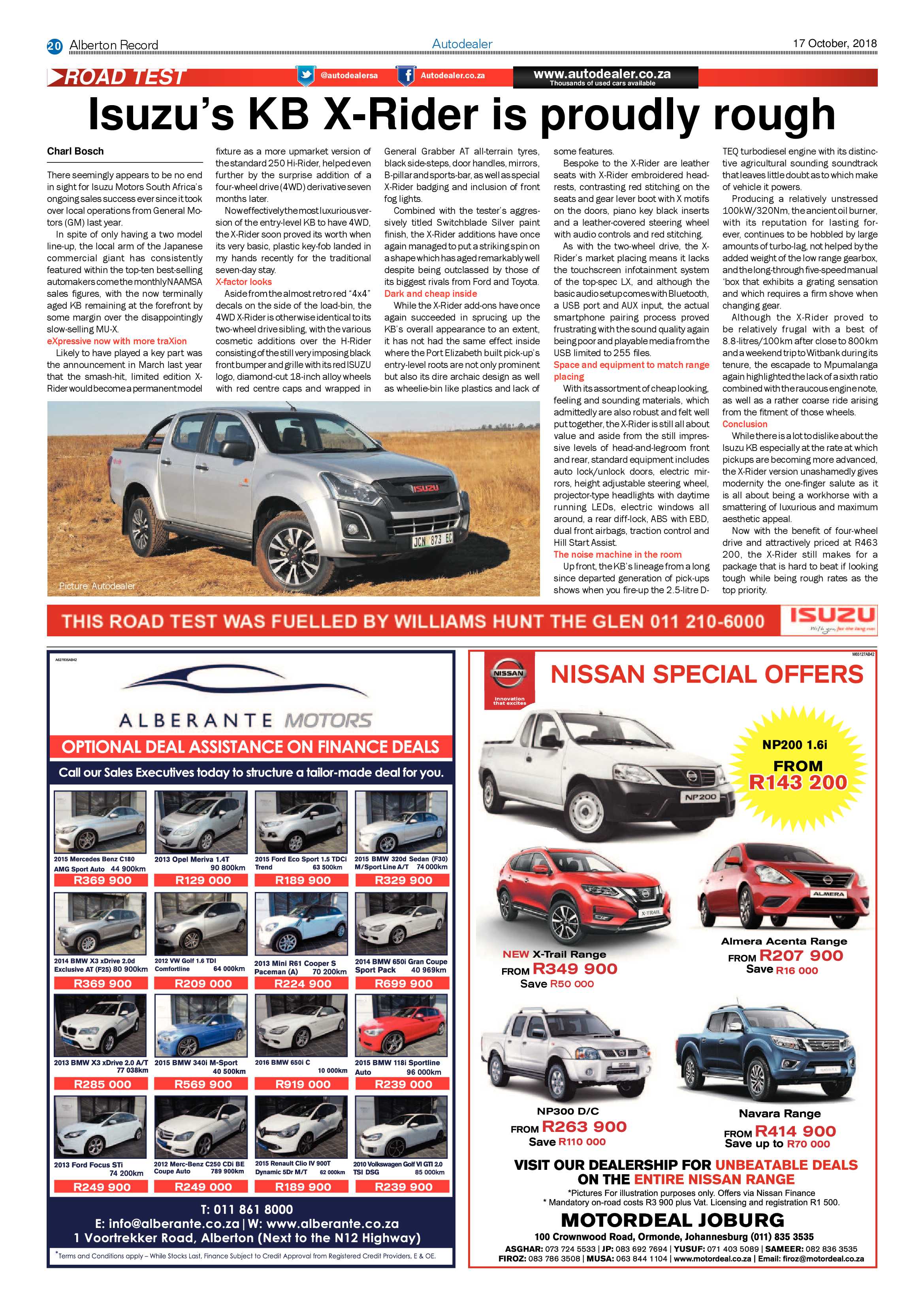 Alberton Record 17 October 2018 page 20