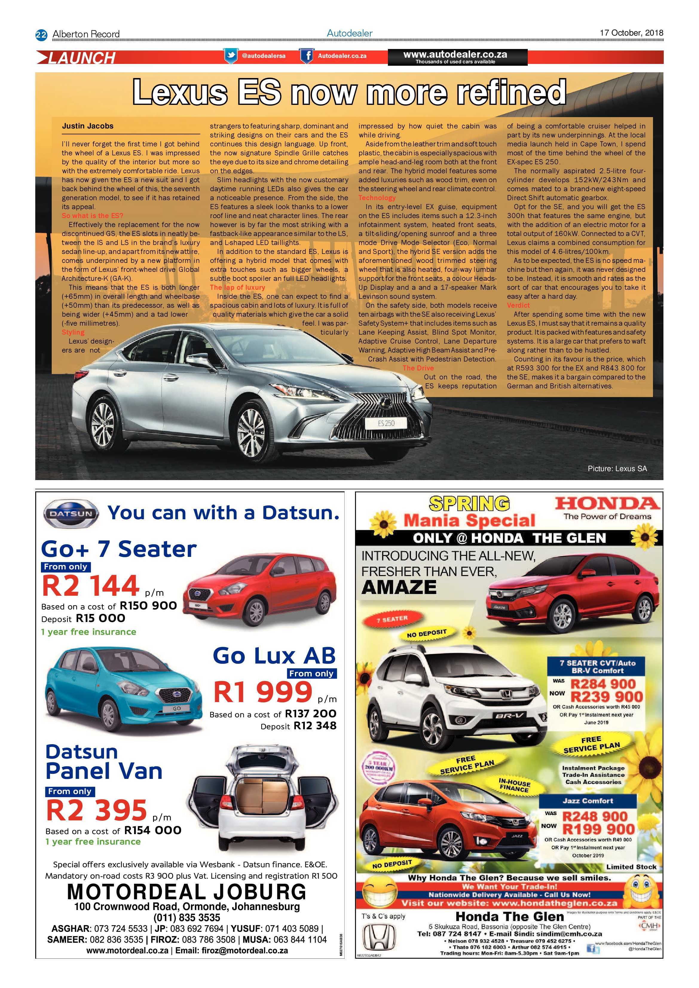 Alberton Record 17 October 2018 page 22