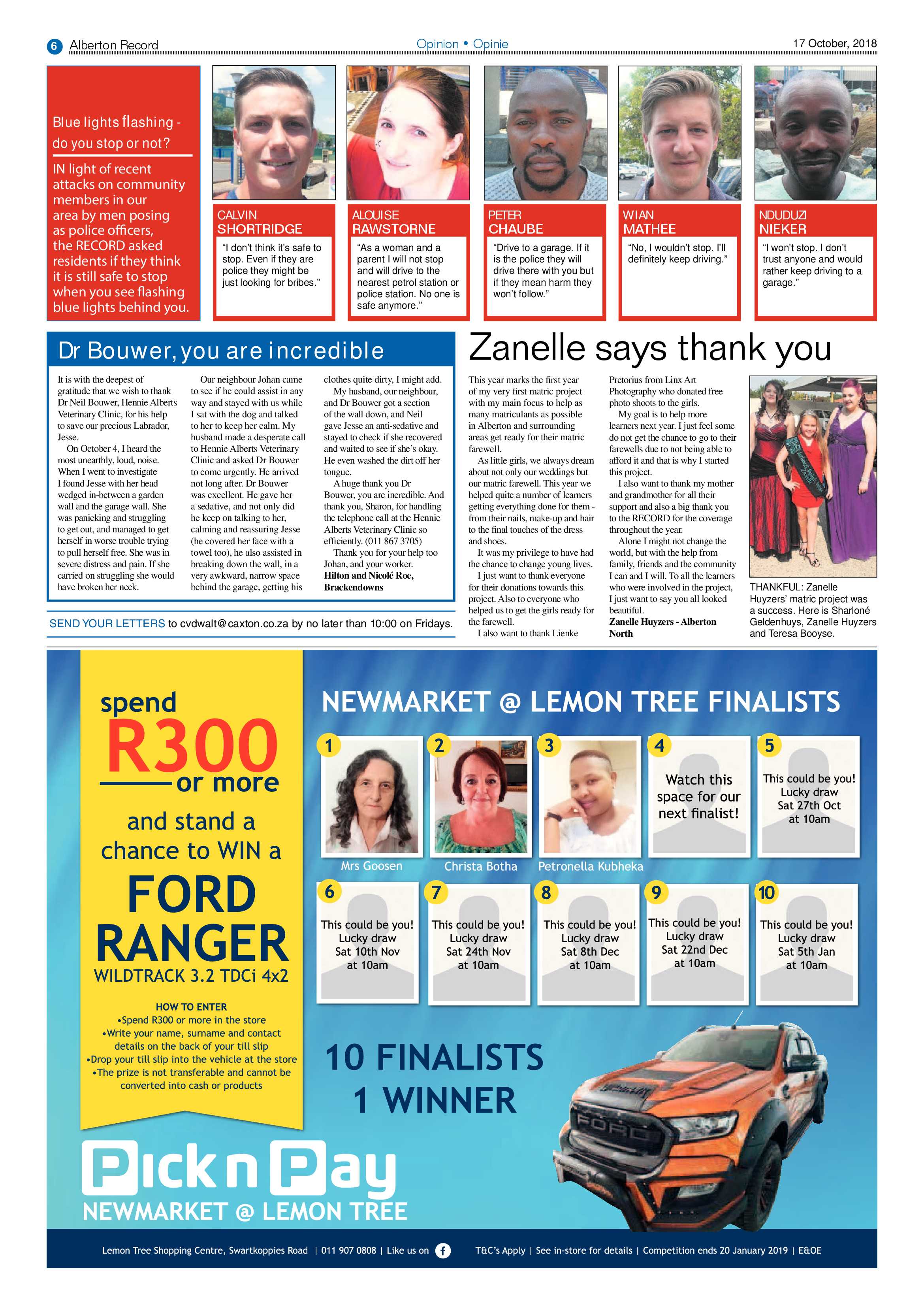 Alberton Record 17 October 2018 page 6