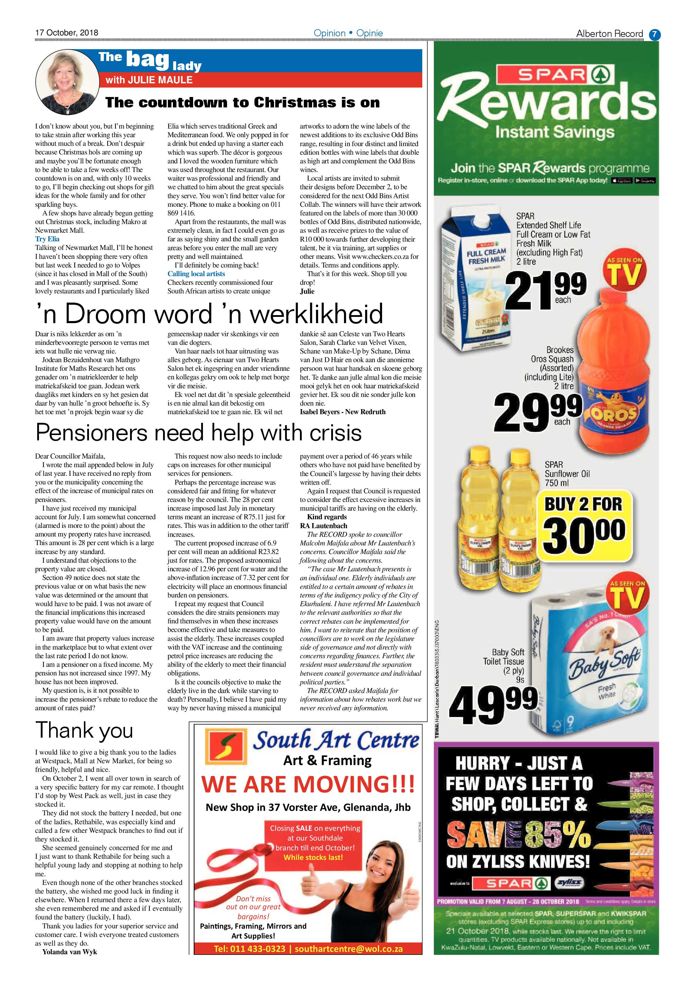 Alberton Record 17 October 2018 page 7