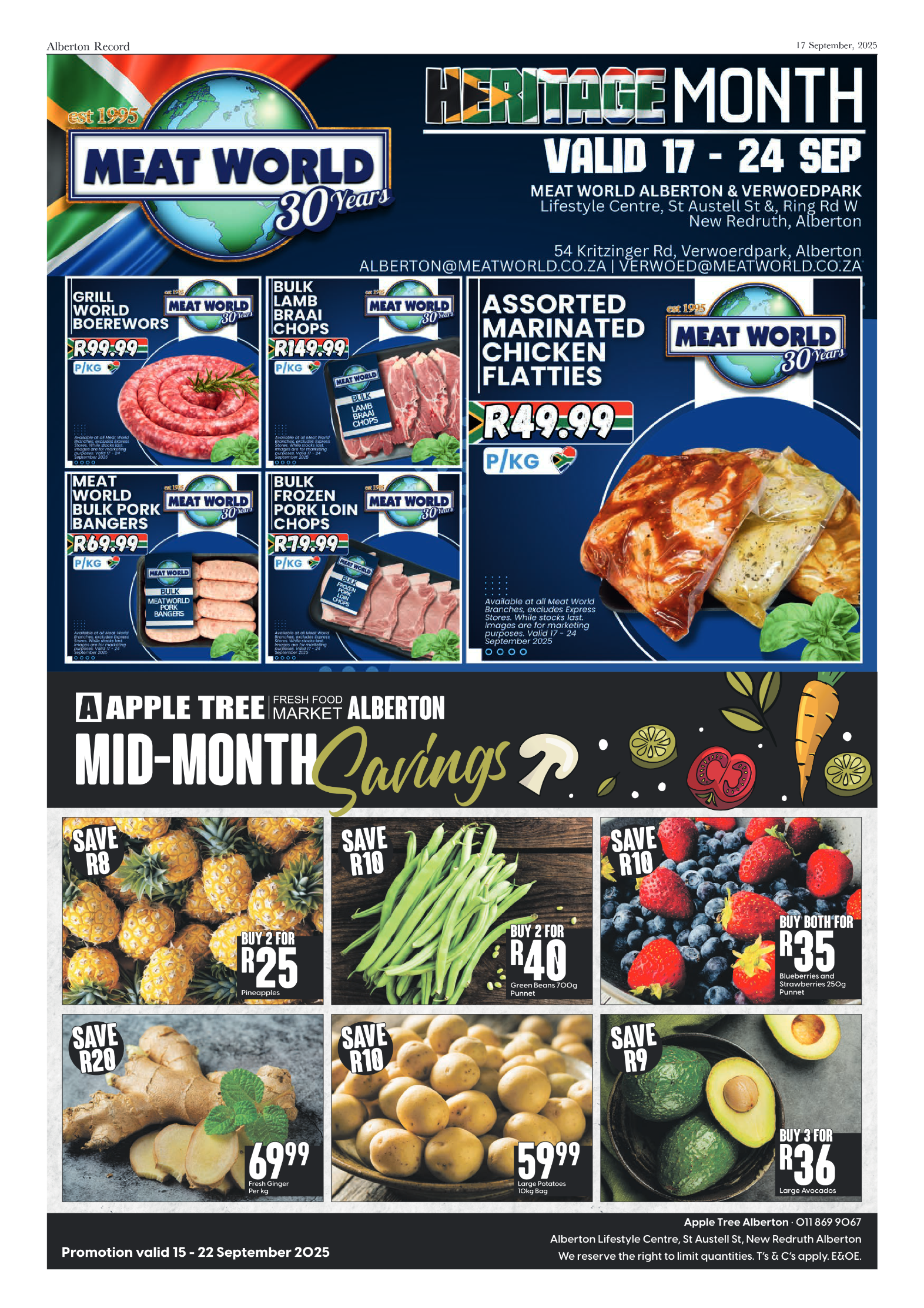 Alberton Record 17 September 2025 page 2