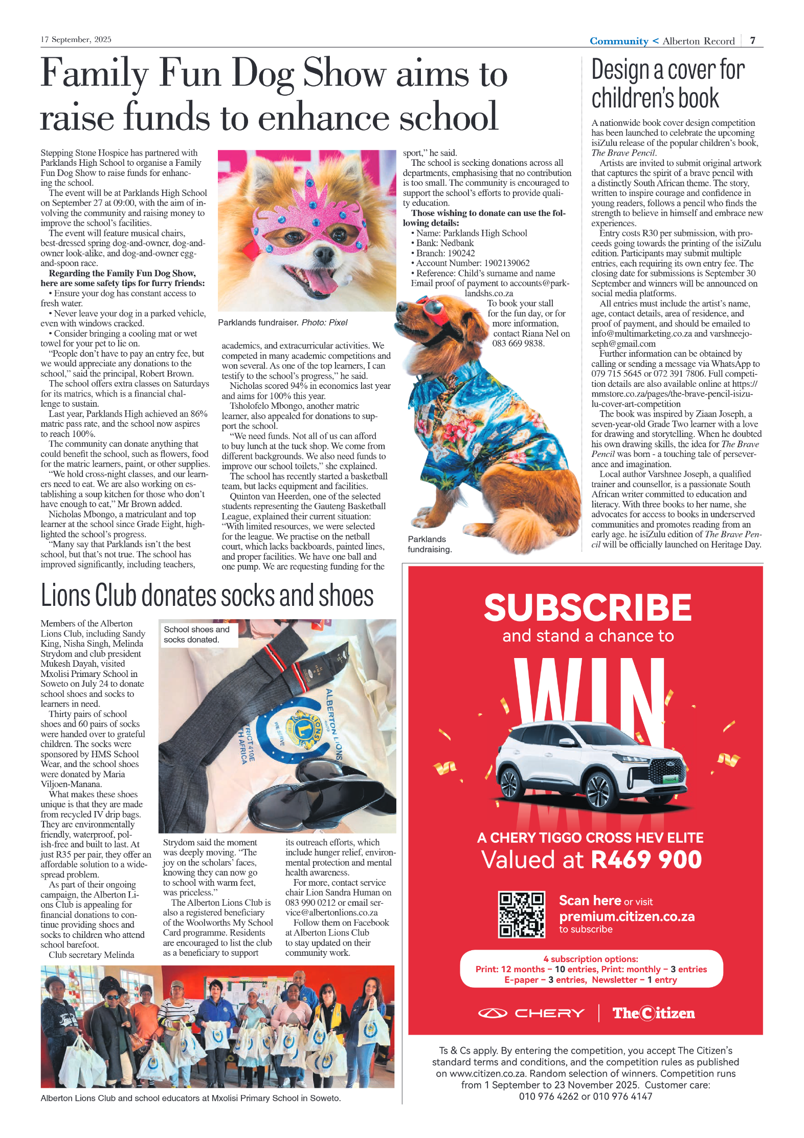 Alberton Record 17 September 2025 page 9