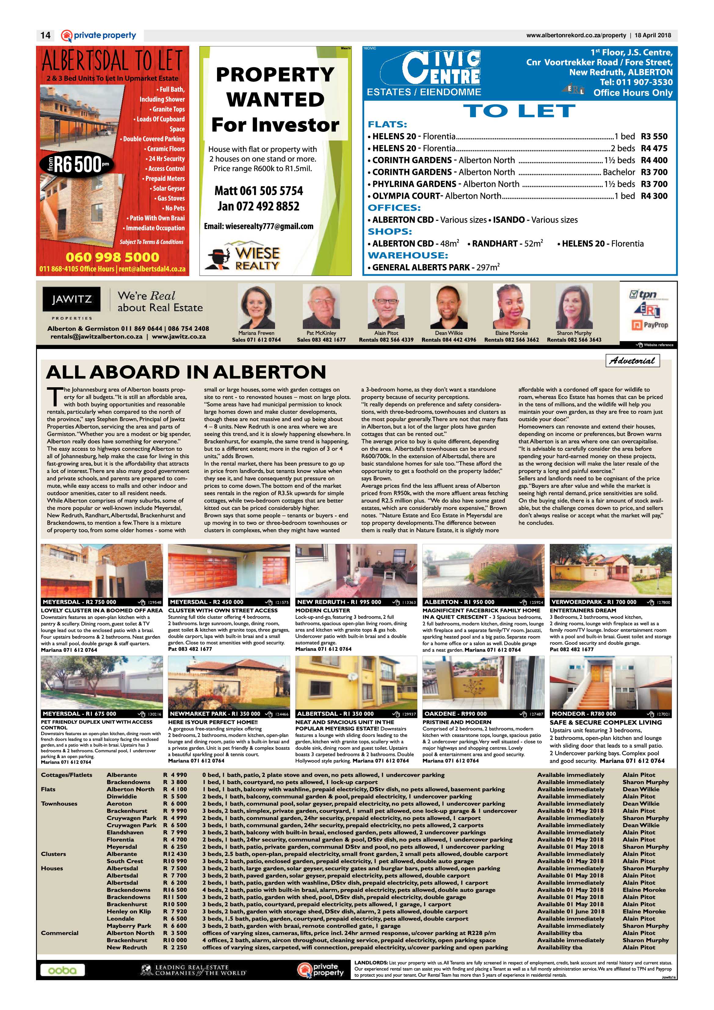 Alberton Record 18 April 2018 page 14