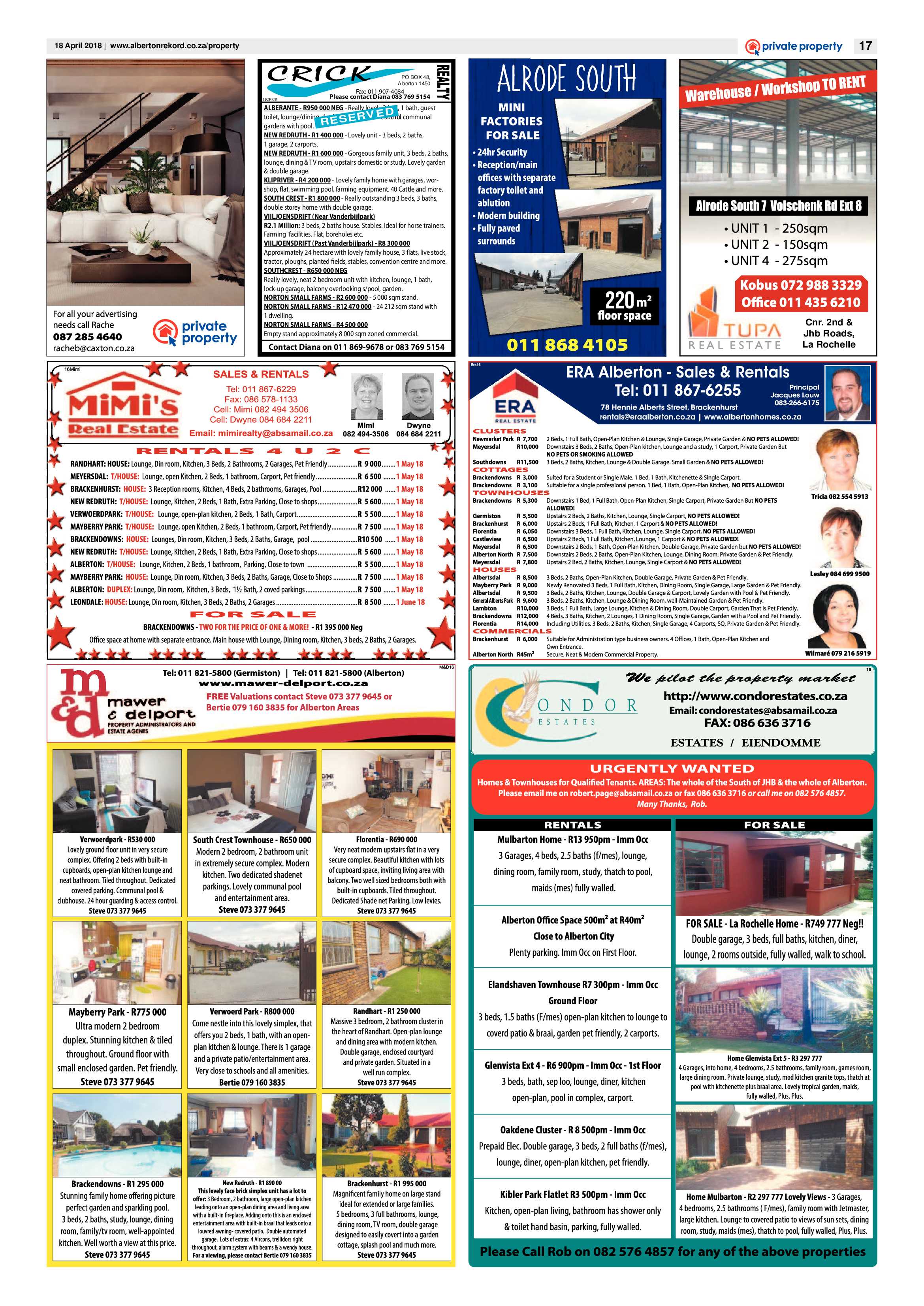 Alberton Record 18 April 2018 page 17