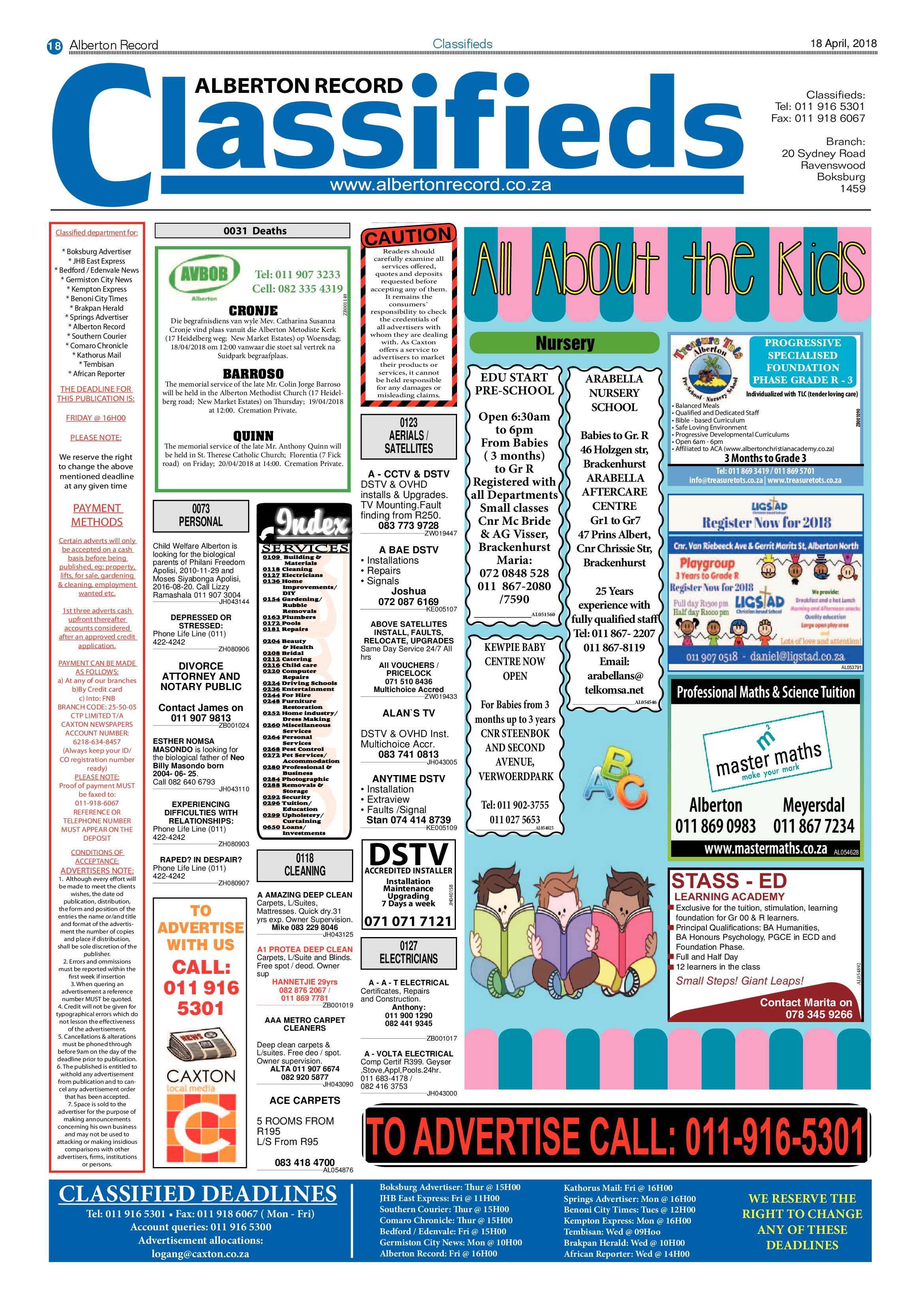Alberton Record 18 April 2018 page 18