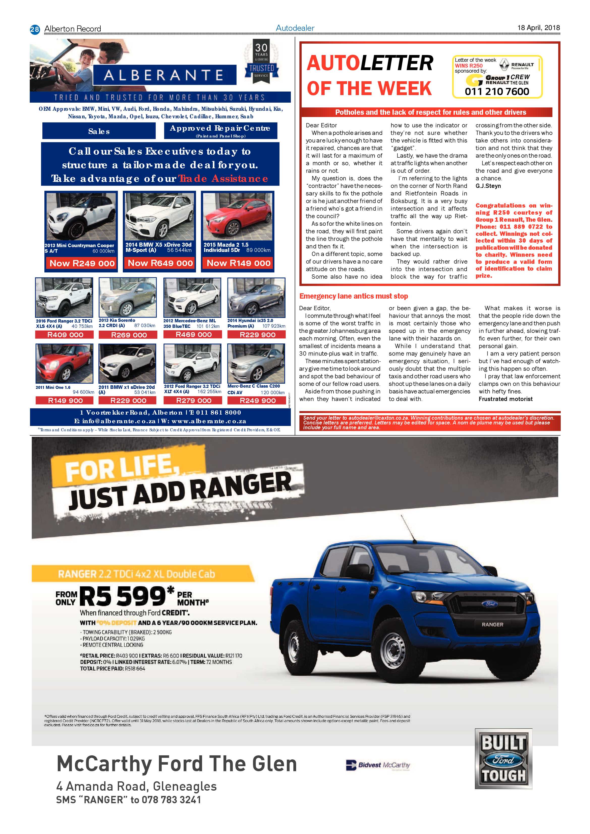 Alberton Record 18 April 2018 page 28