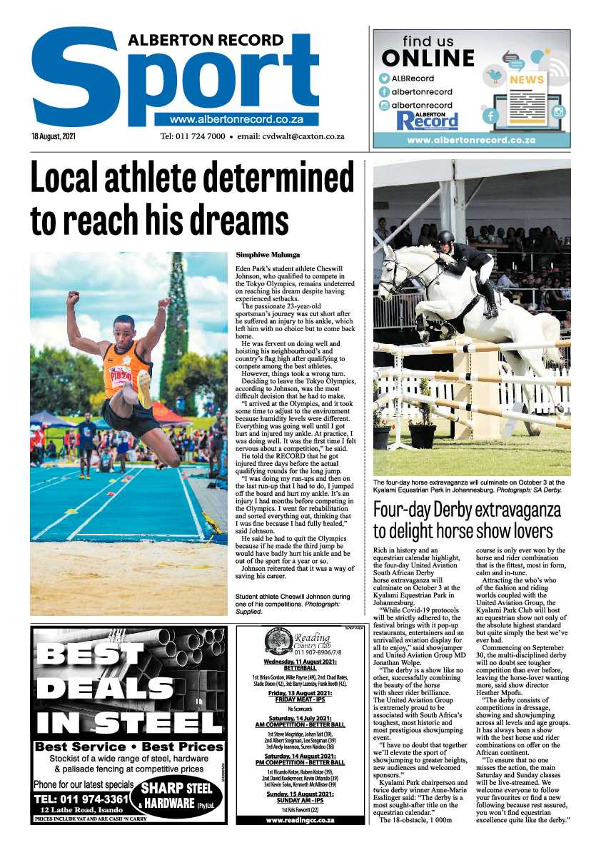 Alberton Record 18 August 2021 page 16