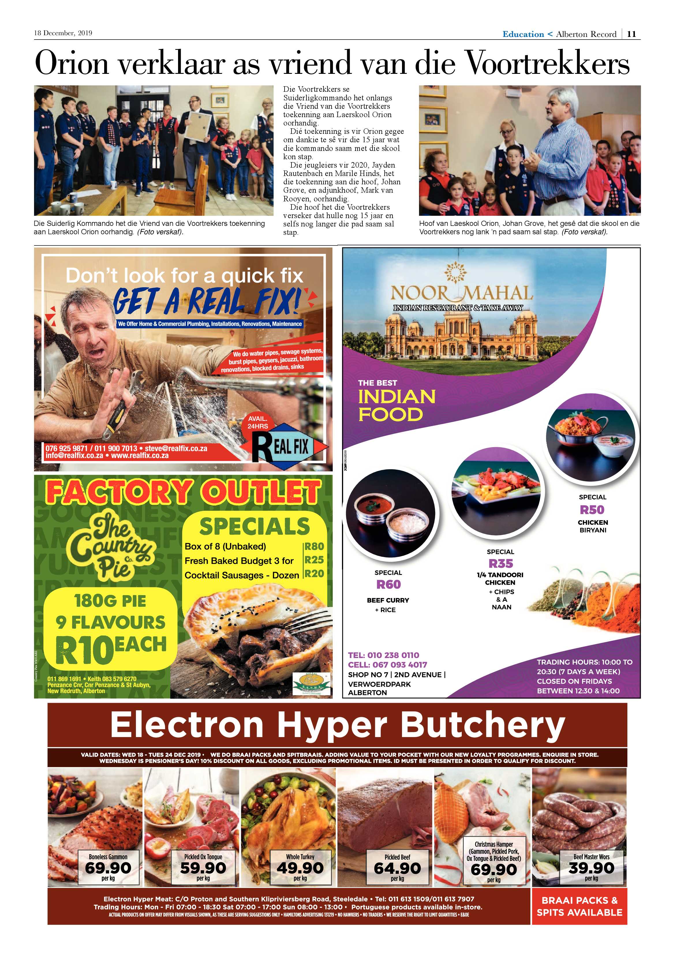 Alberton Record 18 December 2019 page 11