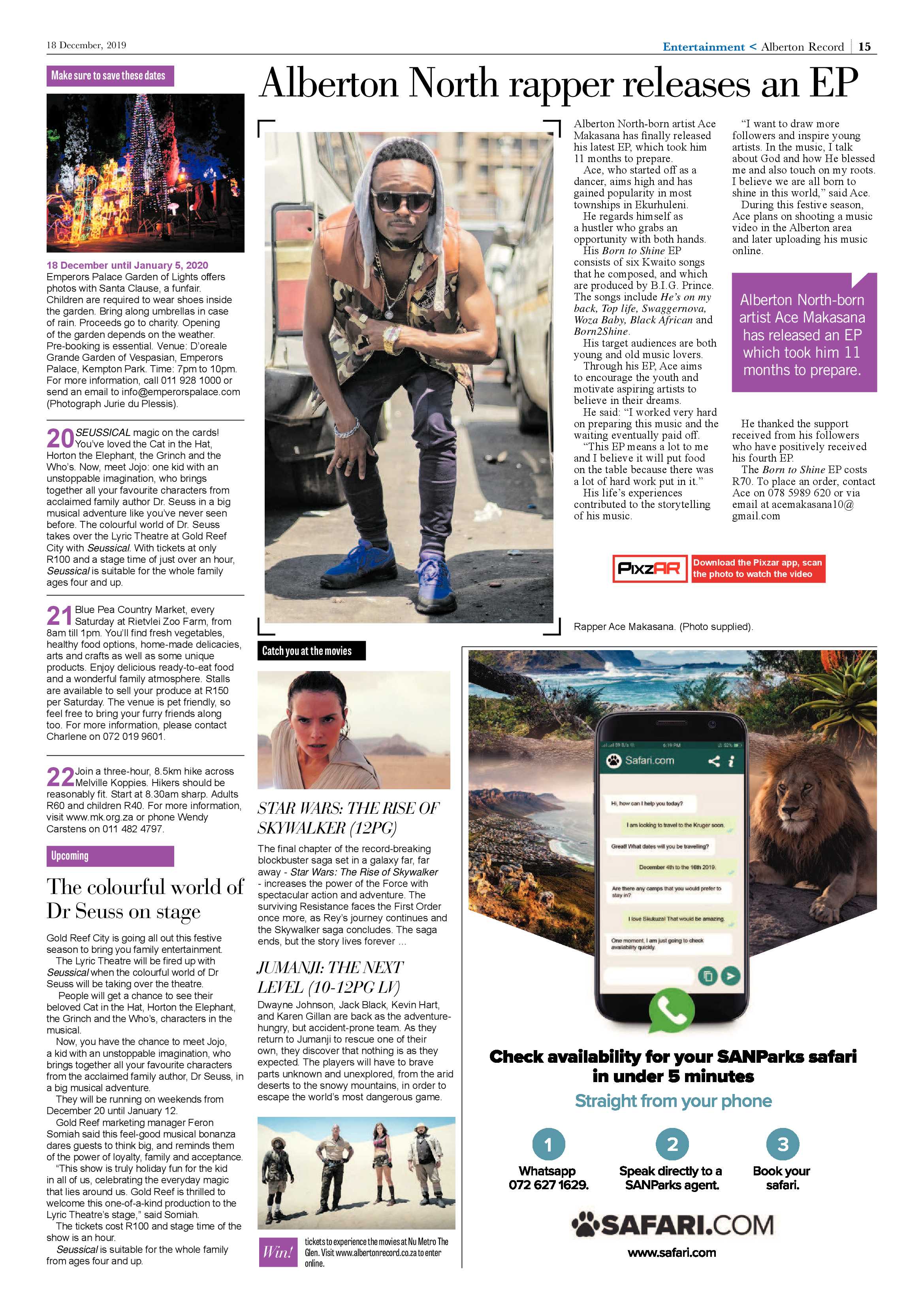 Alberton Record 18 December 2019 page 15