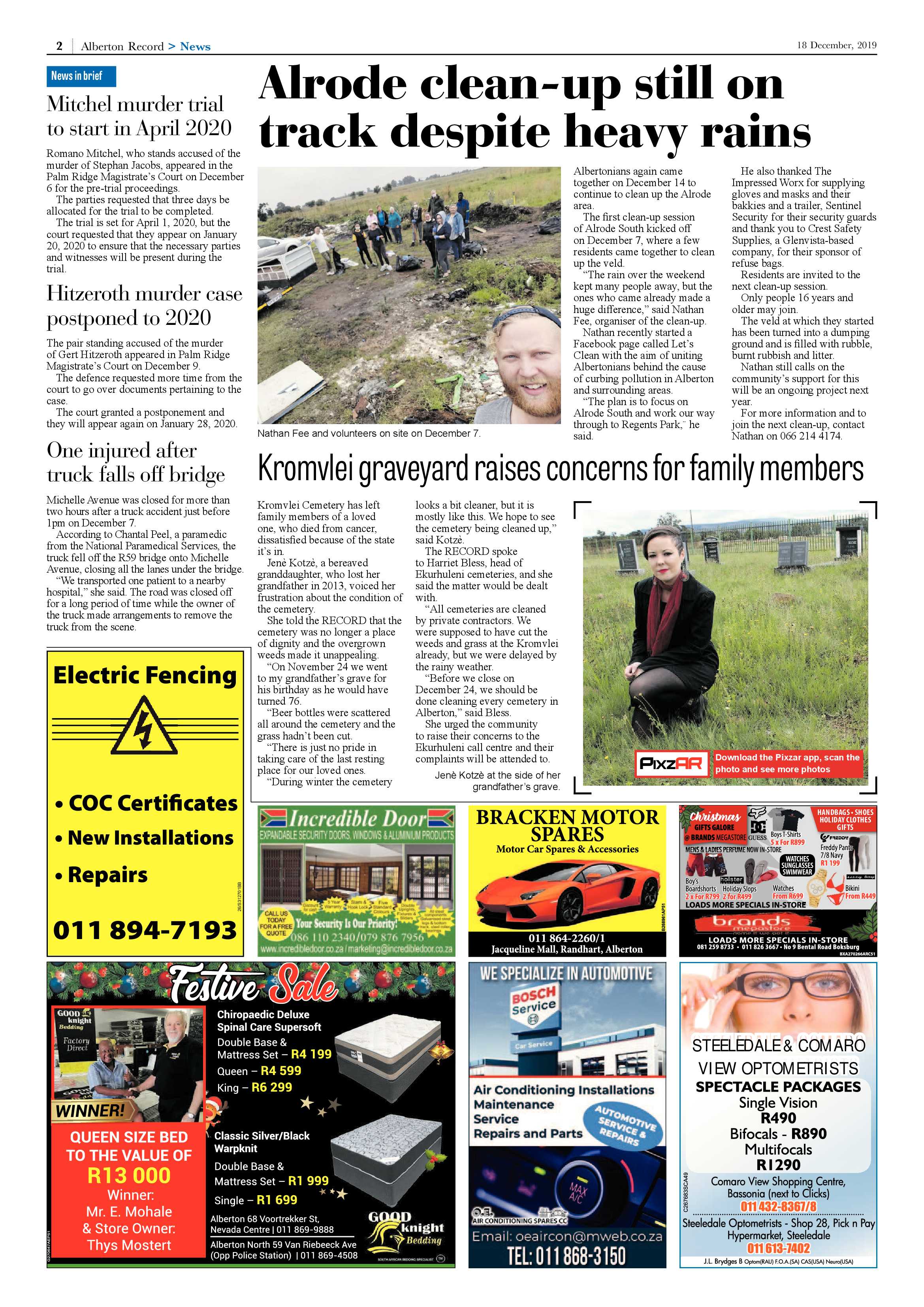 Alberton Record 18 December 2019 page 2