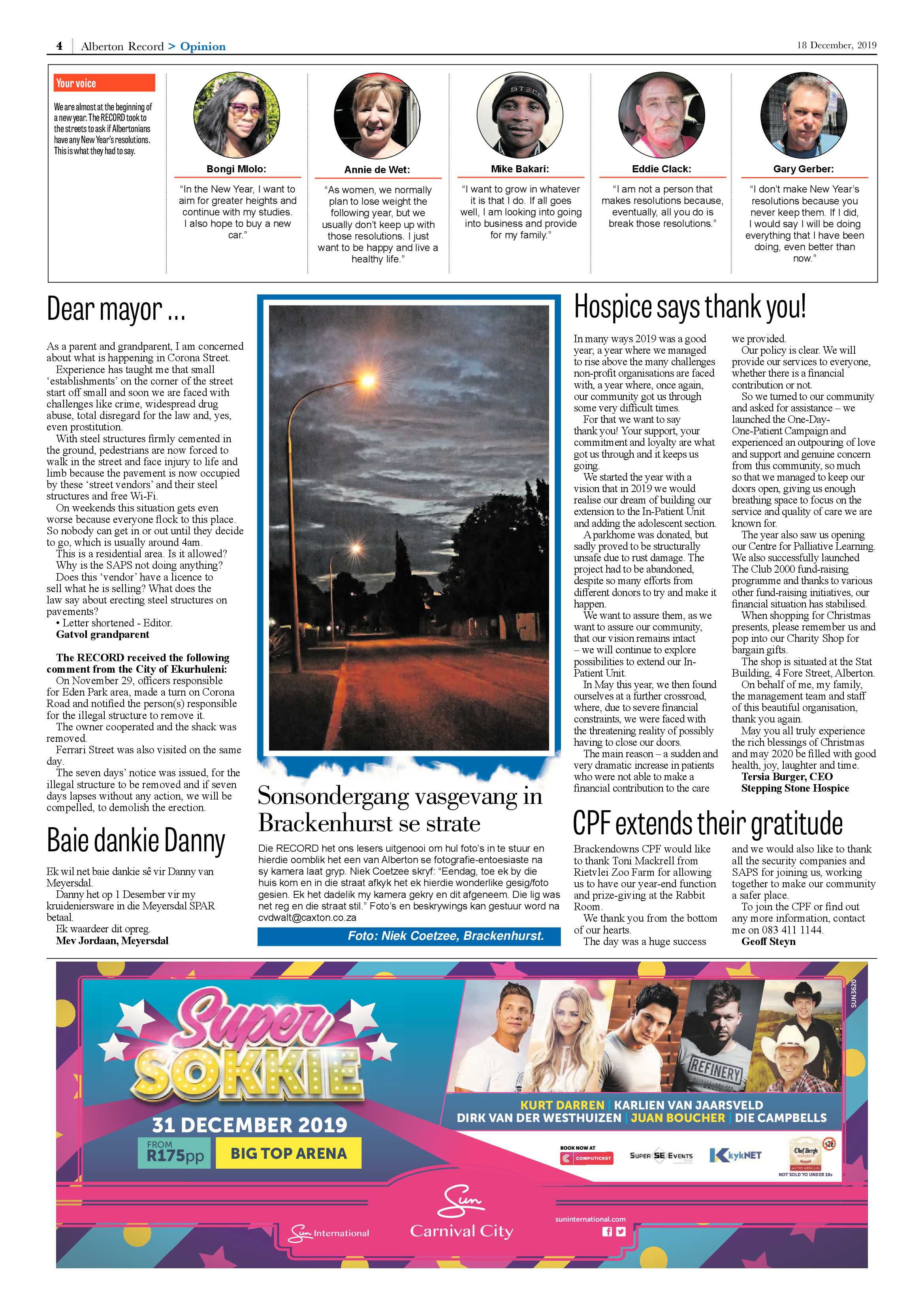 Alberton Record 18 December 2019 page 4