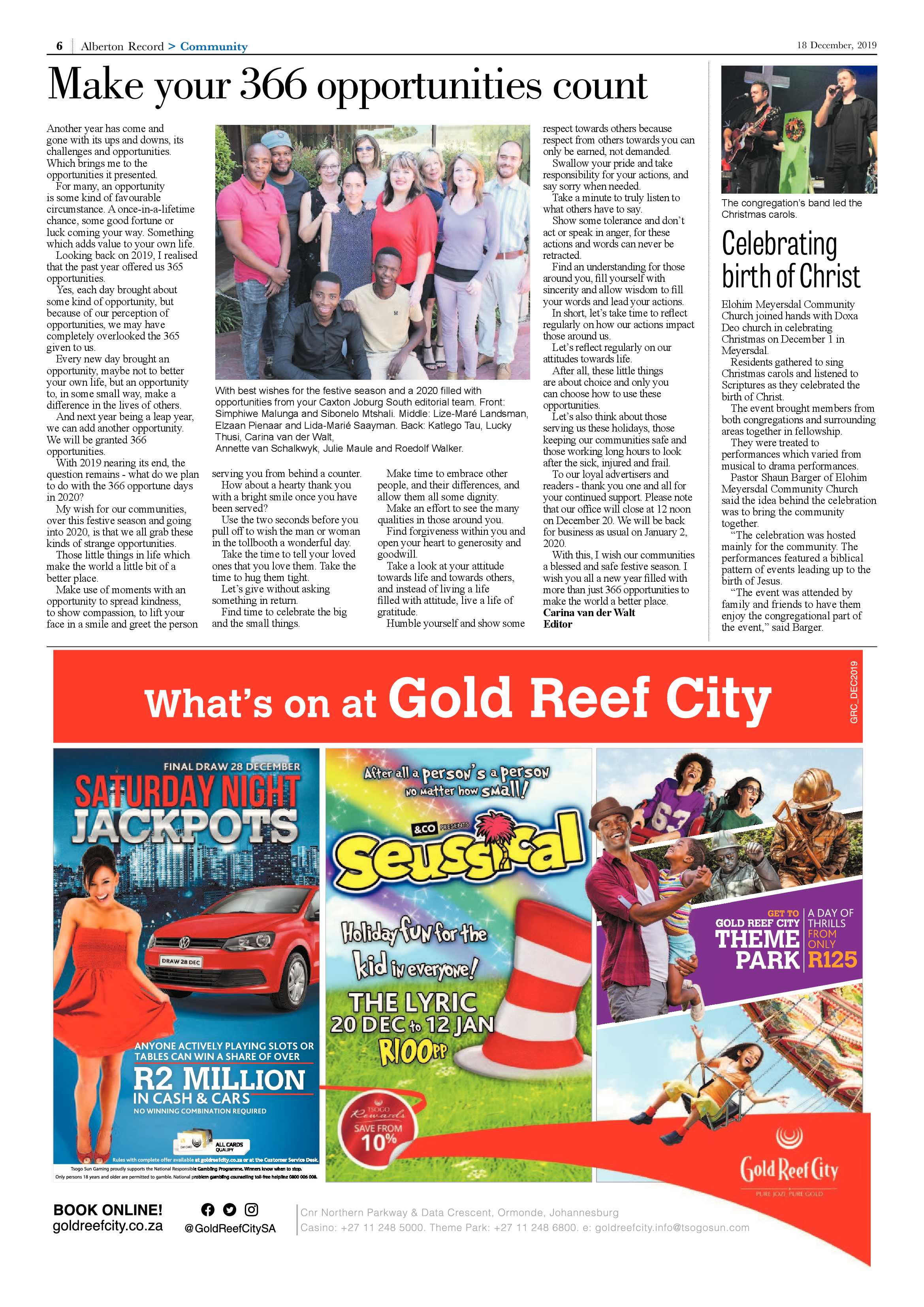 Alberton Record 18 December 2019 page 6