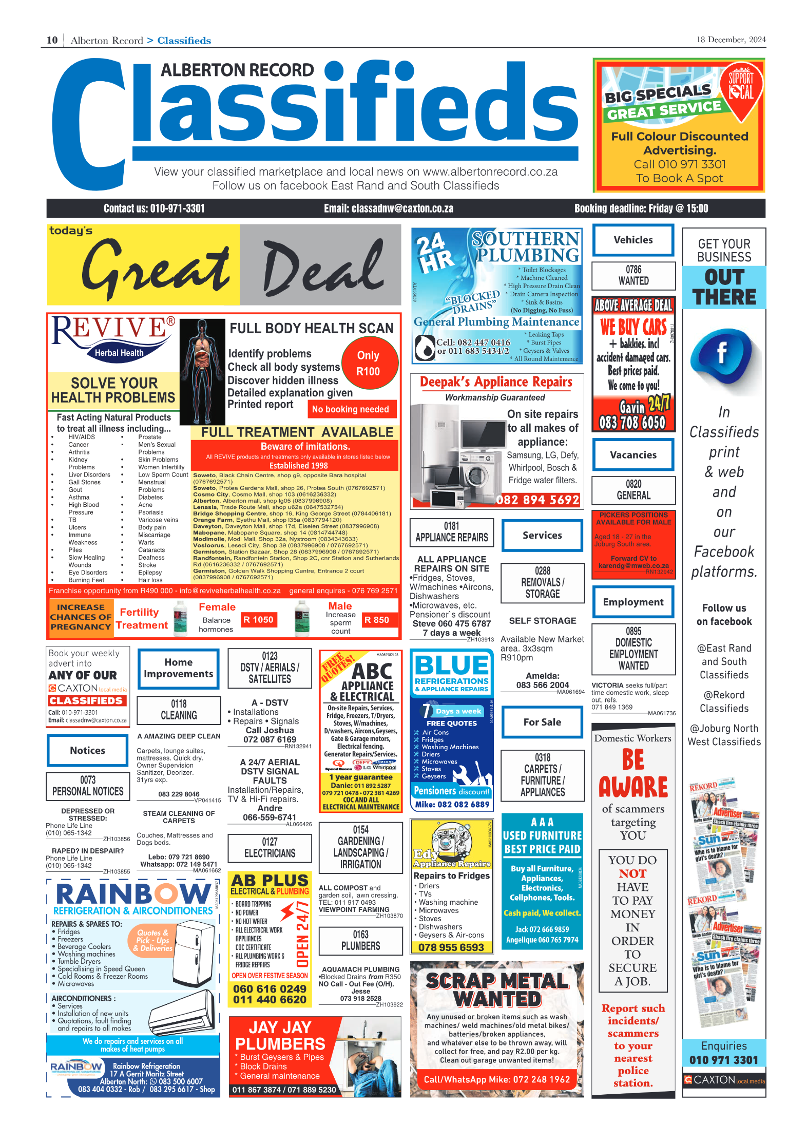 Alberton Record 18 December 2024 page 10