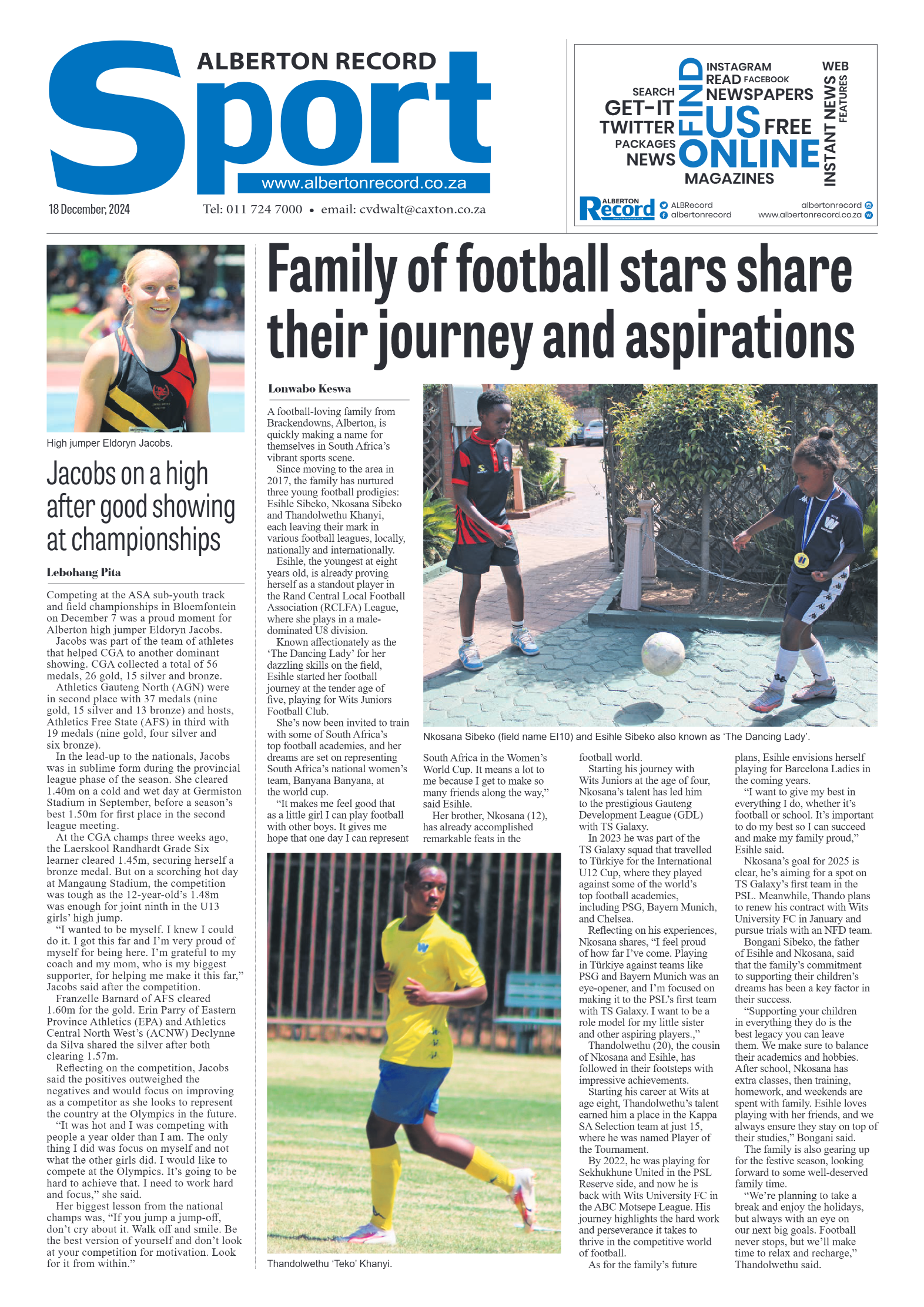 Alberton Record 18 December 2024 page 12