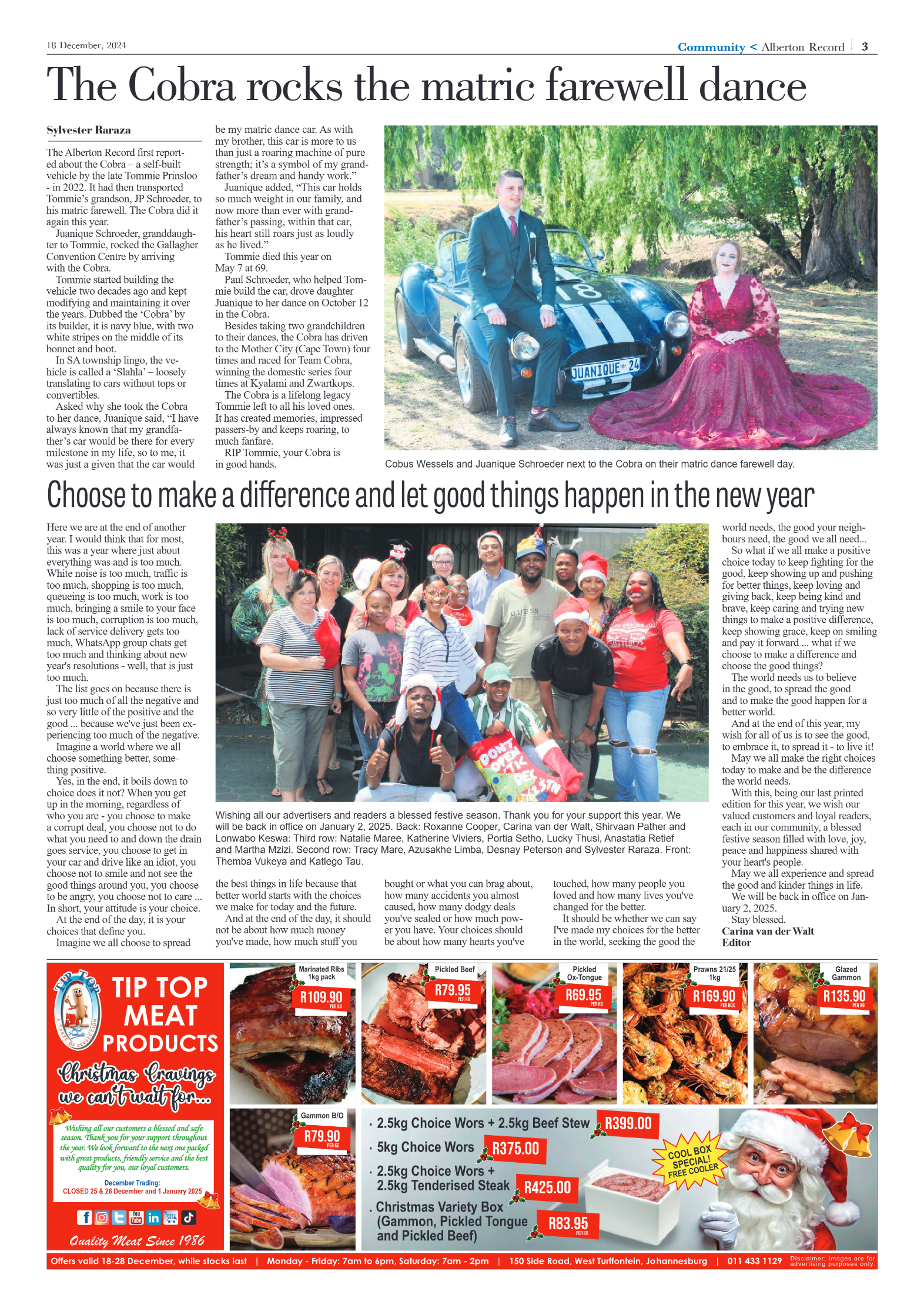 Alberton Record 18 December 2024 page 3