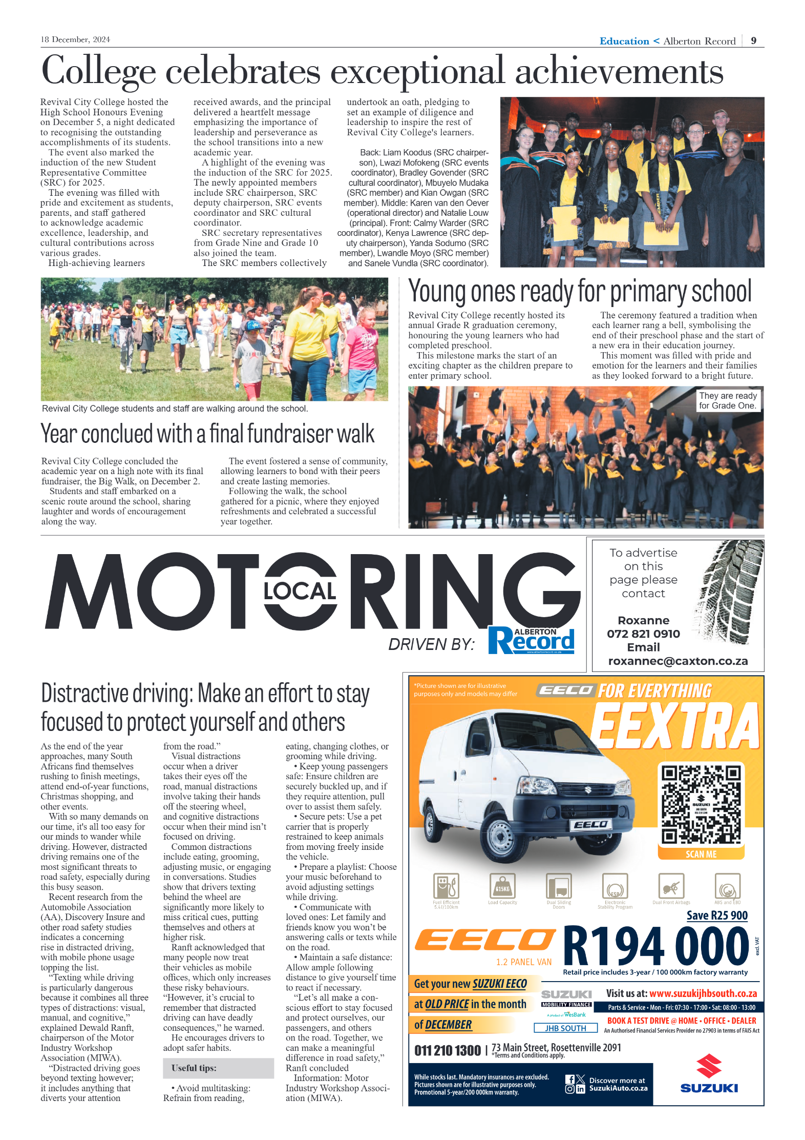 Alberton Record 18 December 2024 page 9