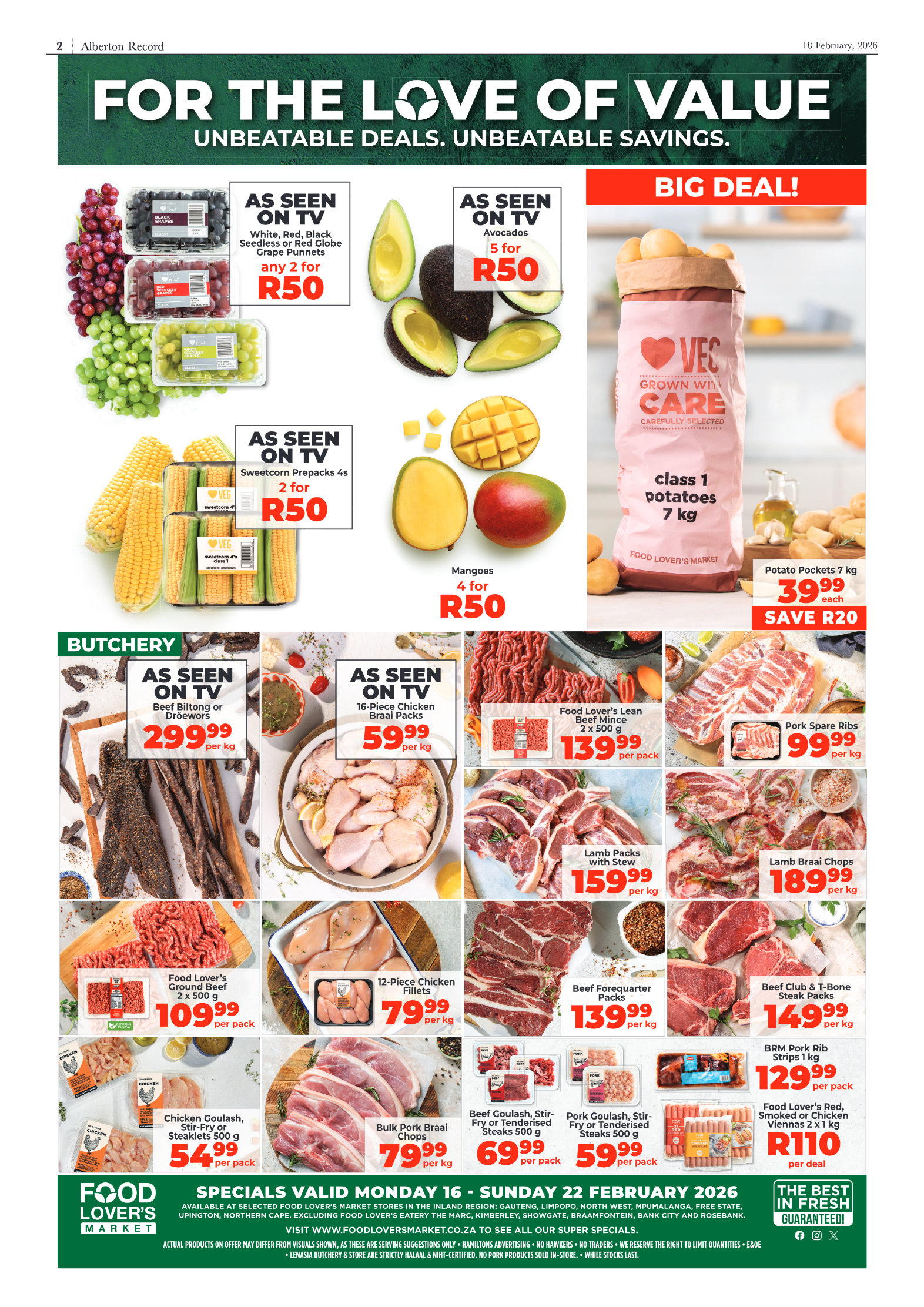 Alberton Record 18 February 2026 page 2