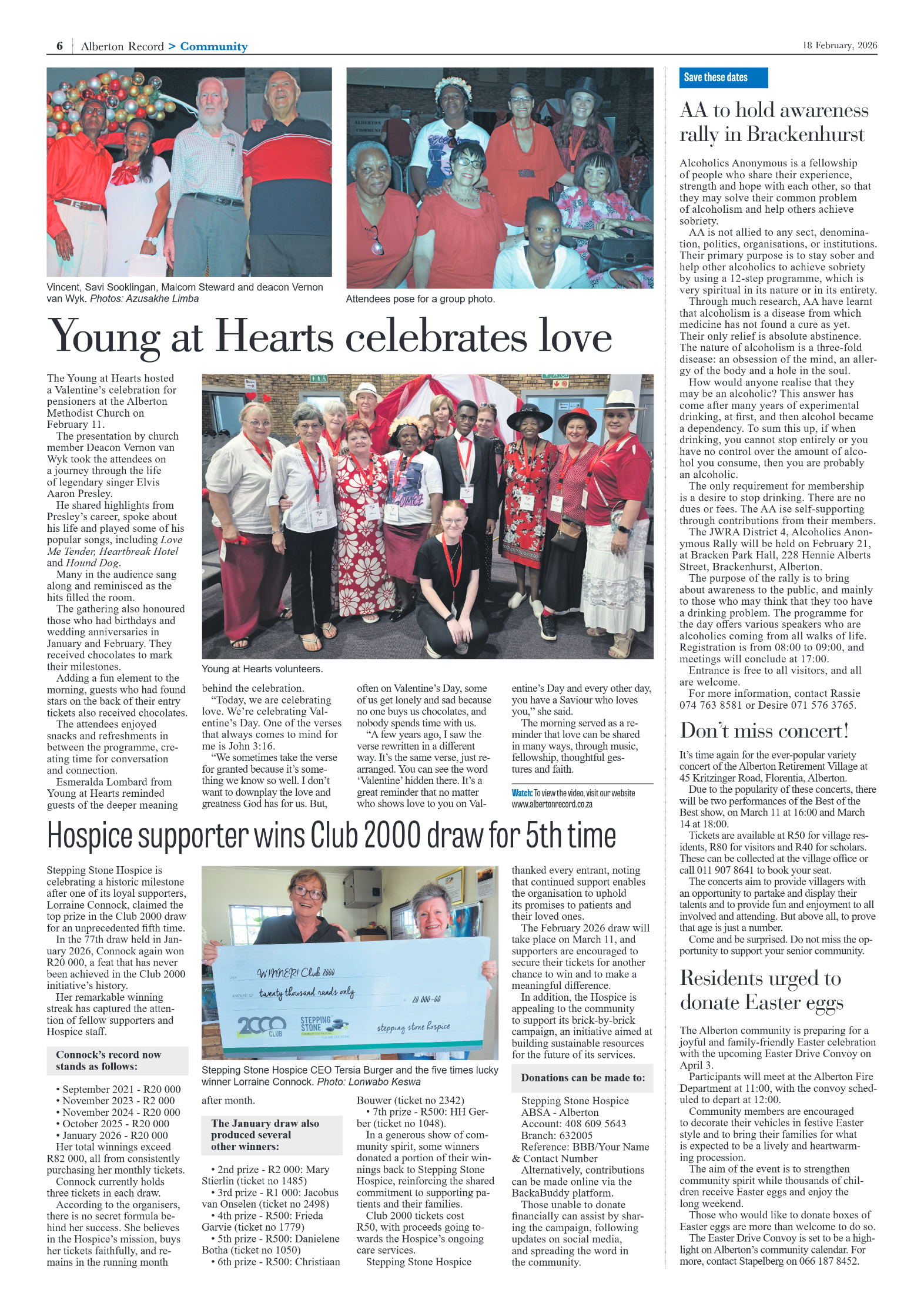 Alberton Record 18 February 2026 page 6