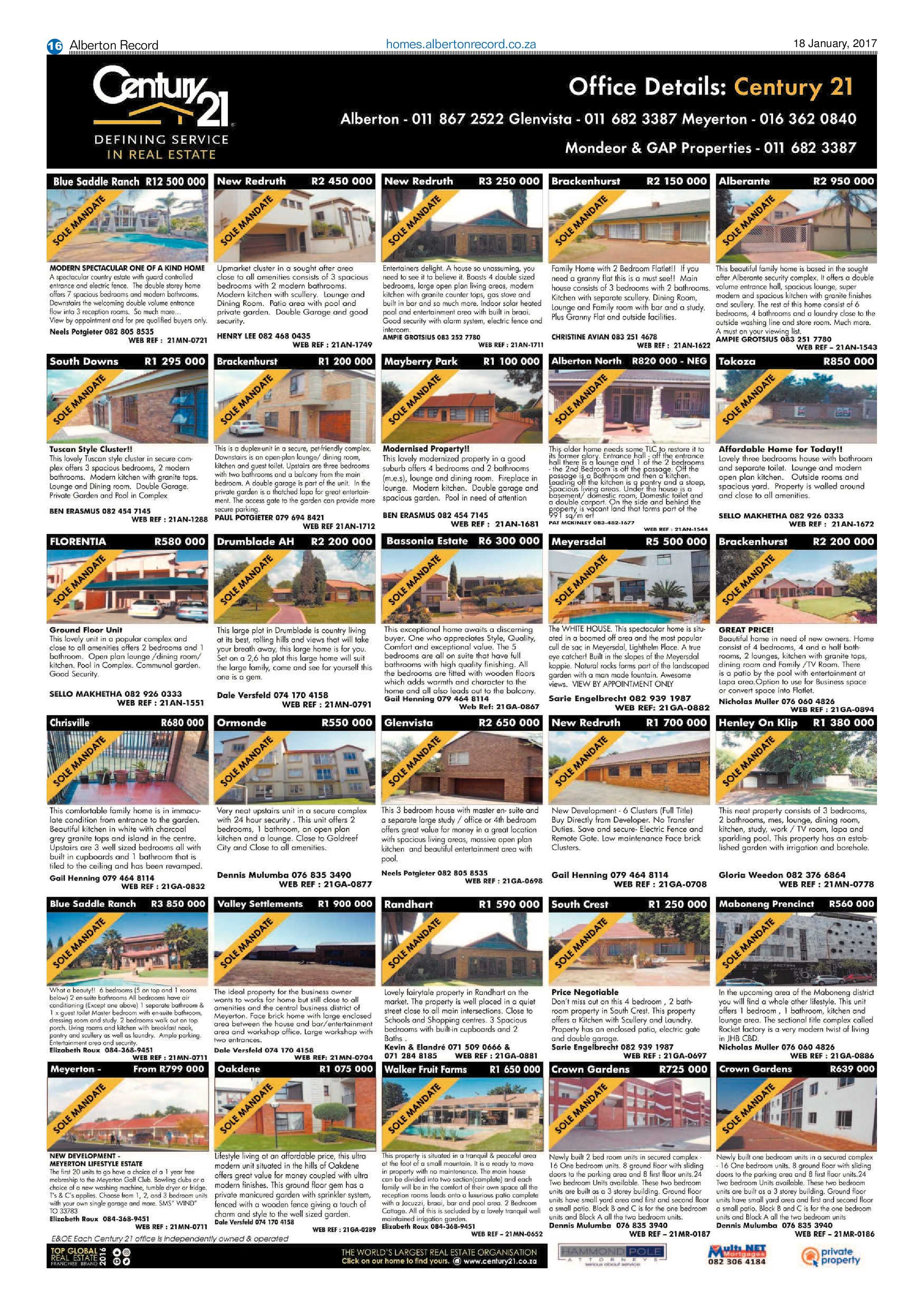 Alberton Record 18 January 2016 page 16