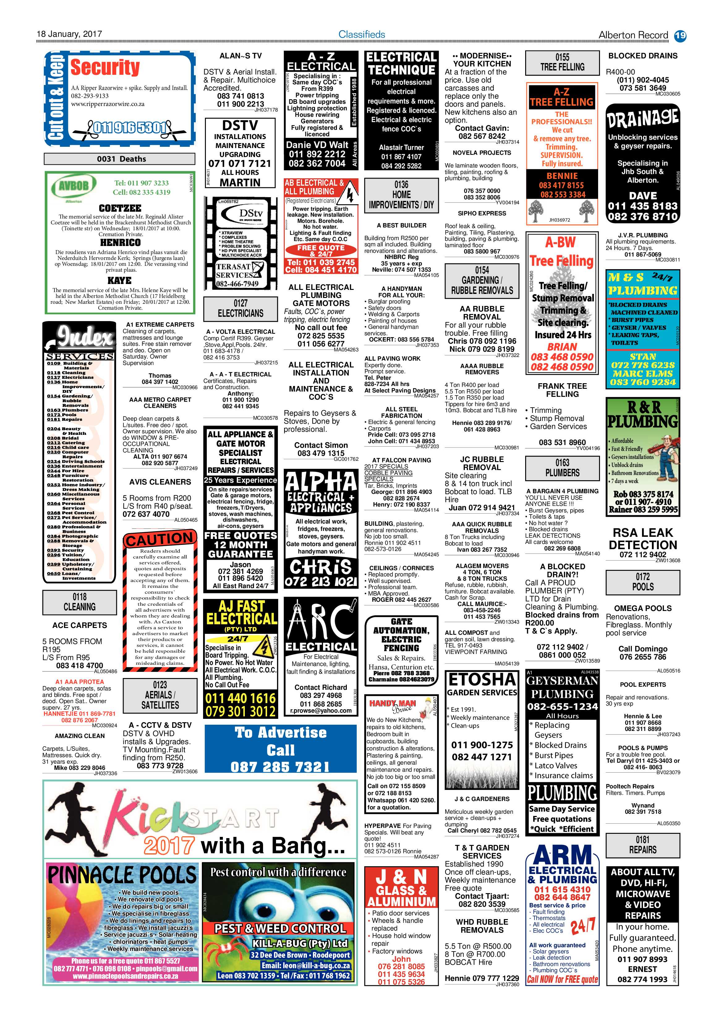 Alberton Record 18 January 2016 page 19