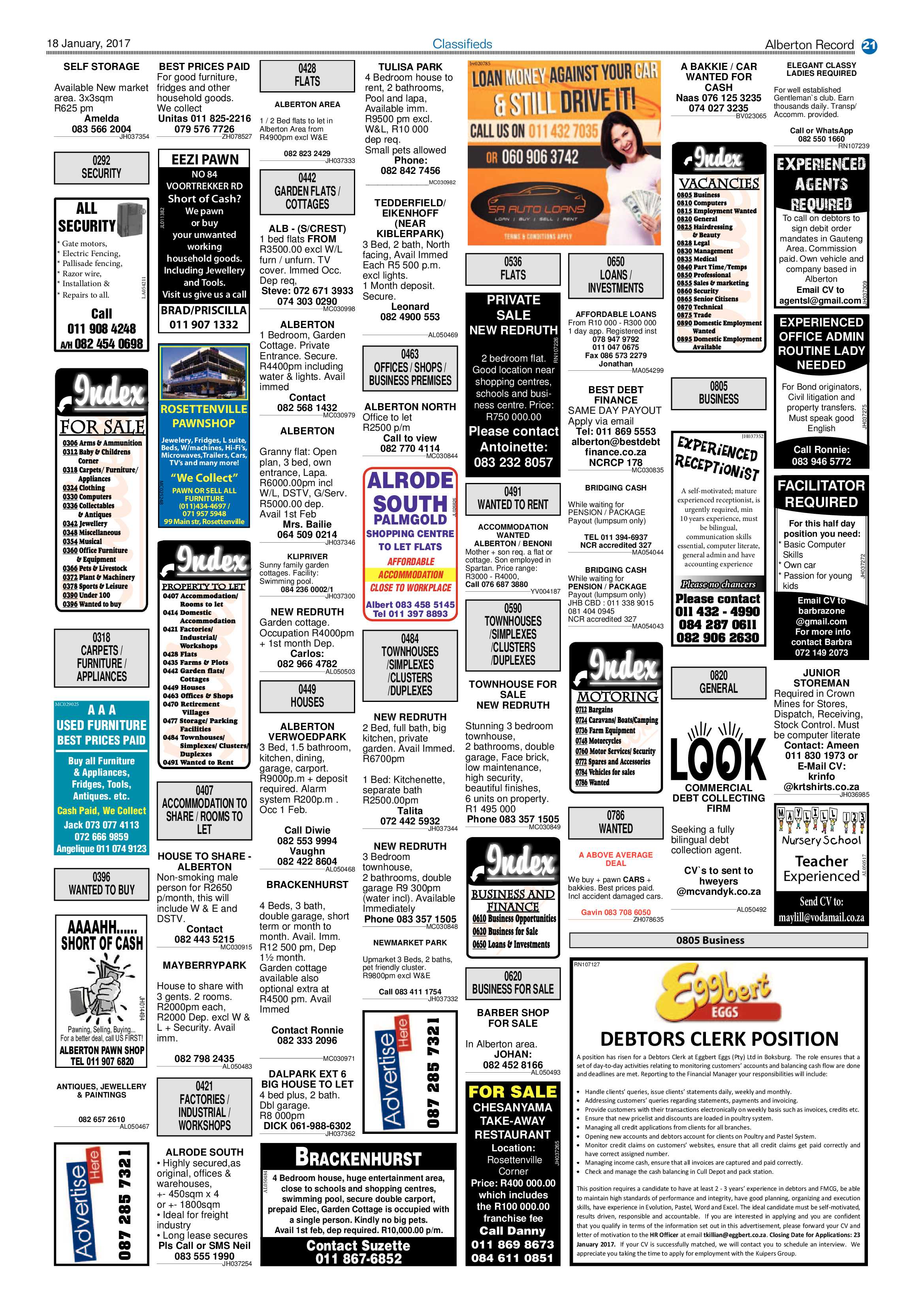 Alberton Record 18 January 2016 page 21