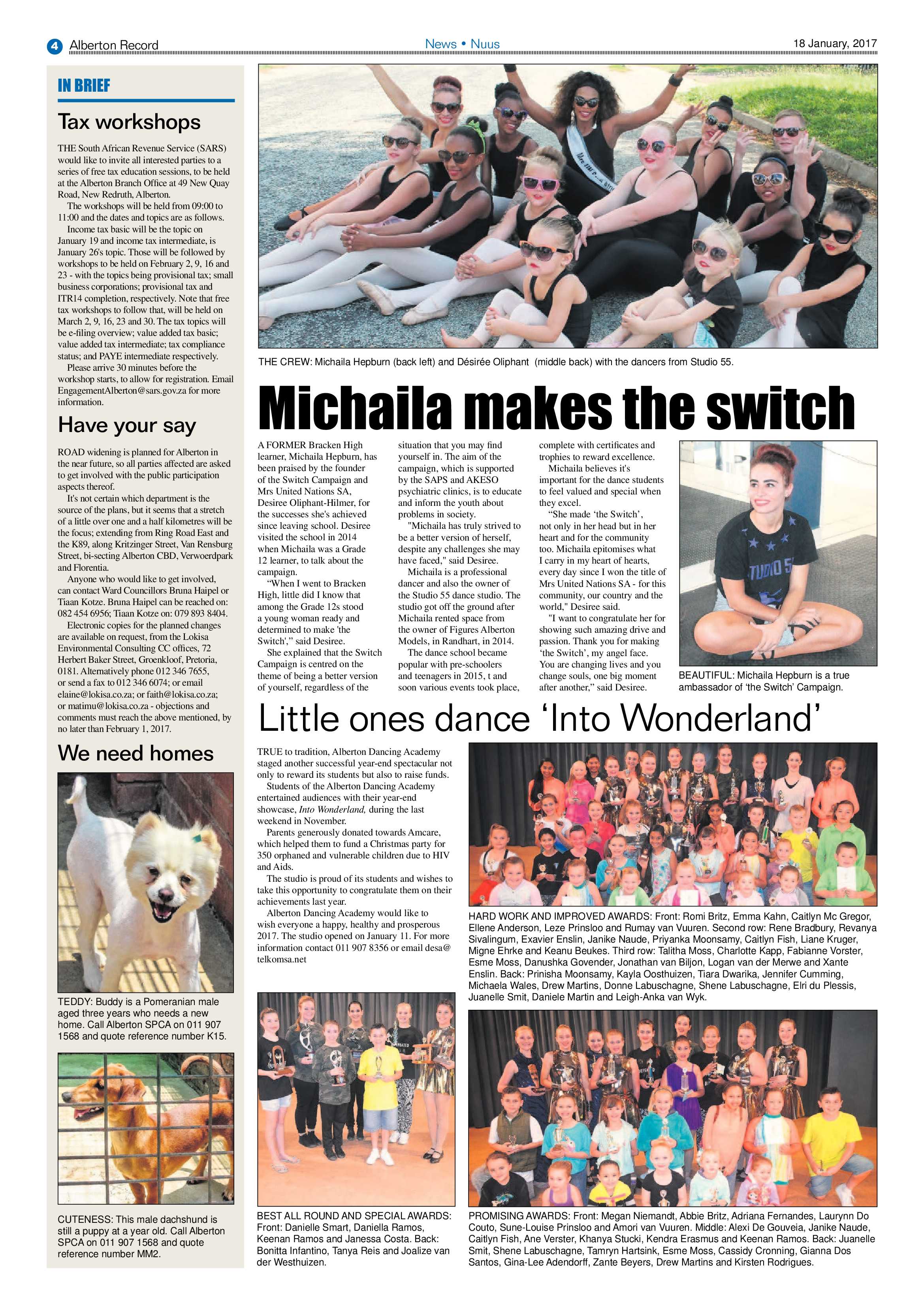 Alberton Record 18 January 2016 page 4