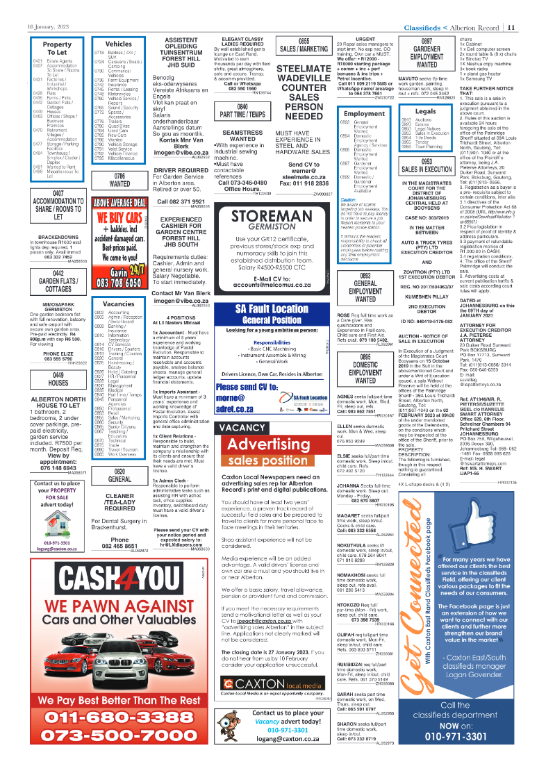 Alberton Record 18 January 2023 page 13