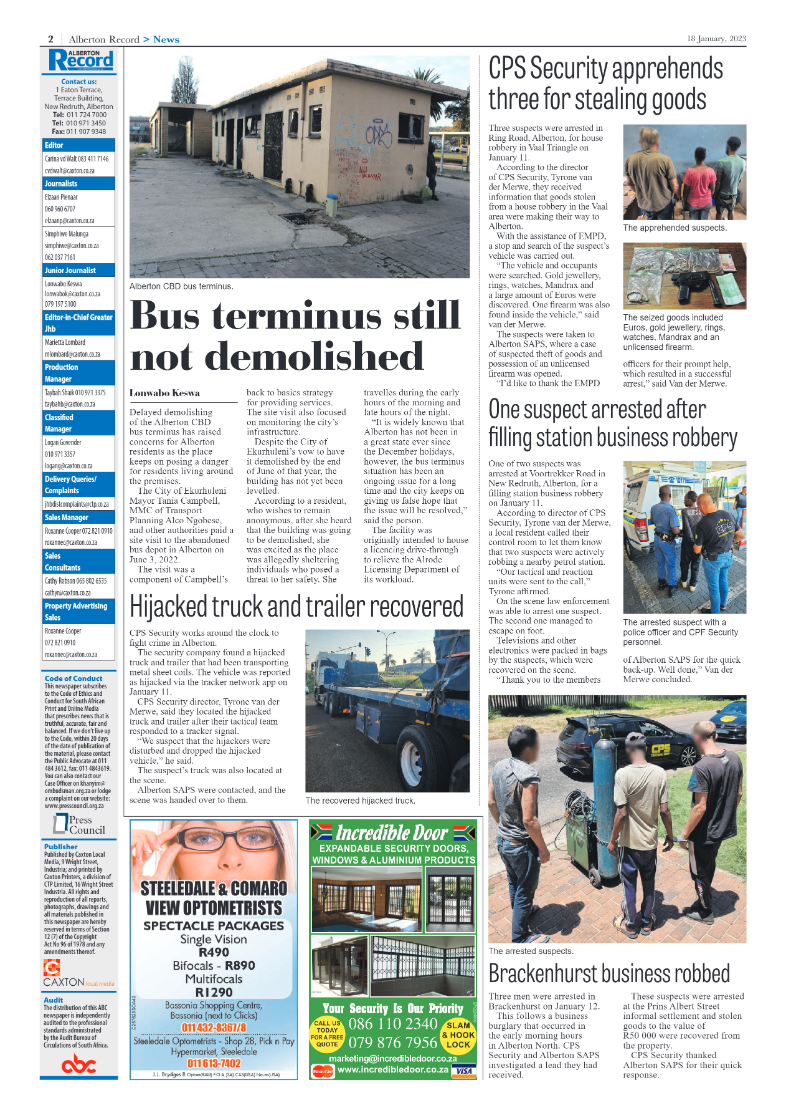 Alberton Record 18 January 2023 page 4