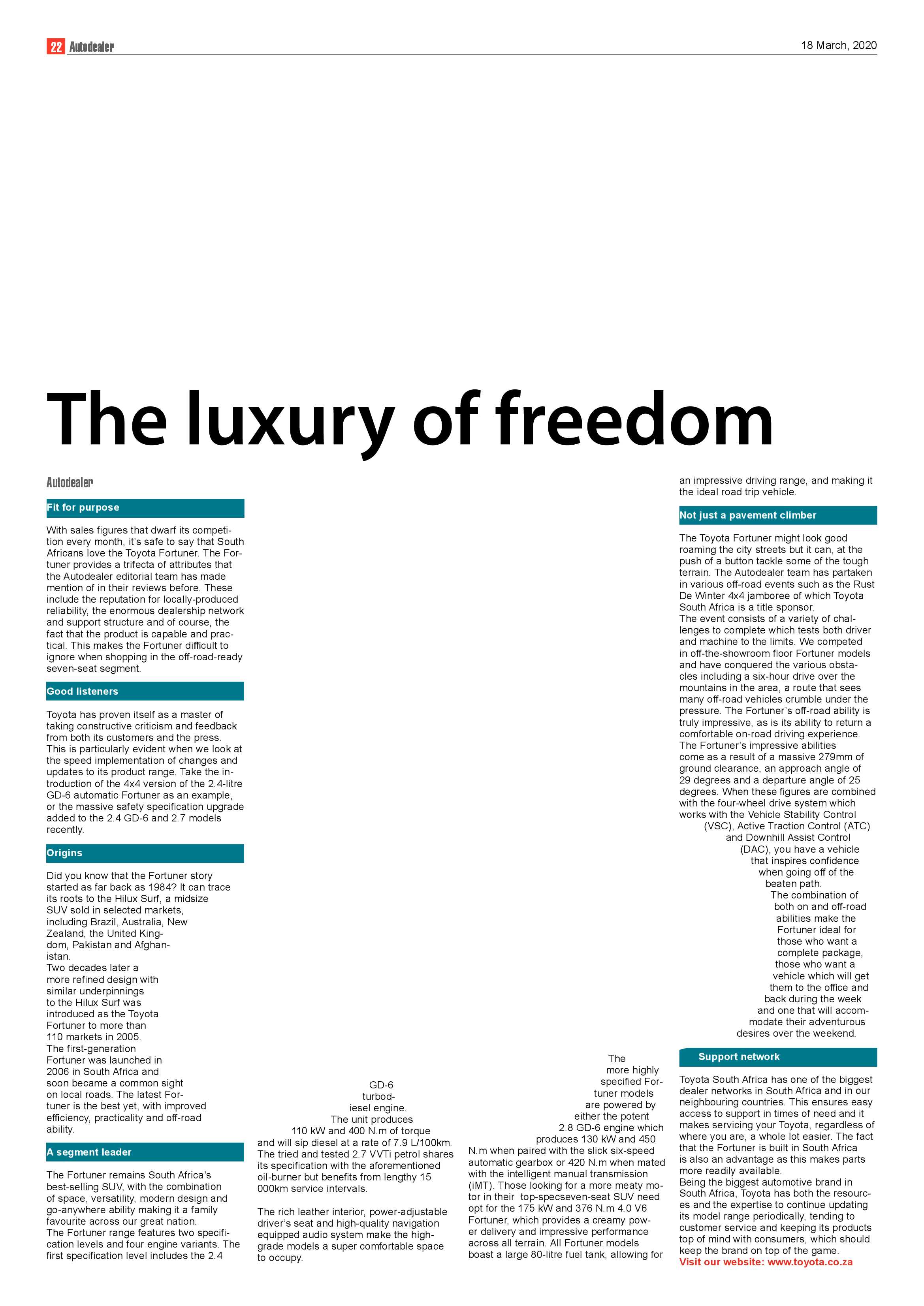 Alberton Record 18 March 2020 page 22