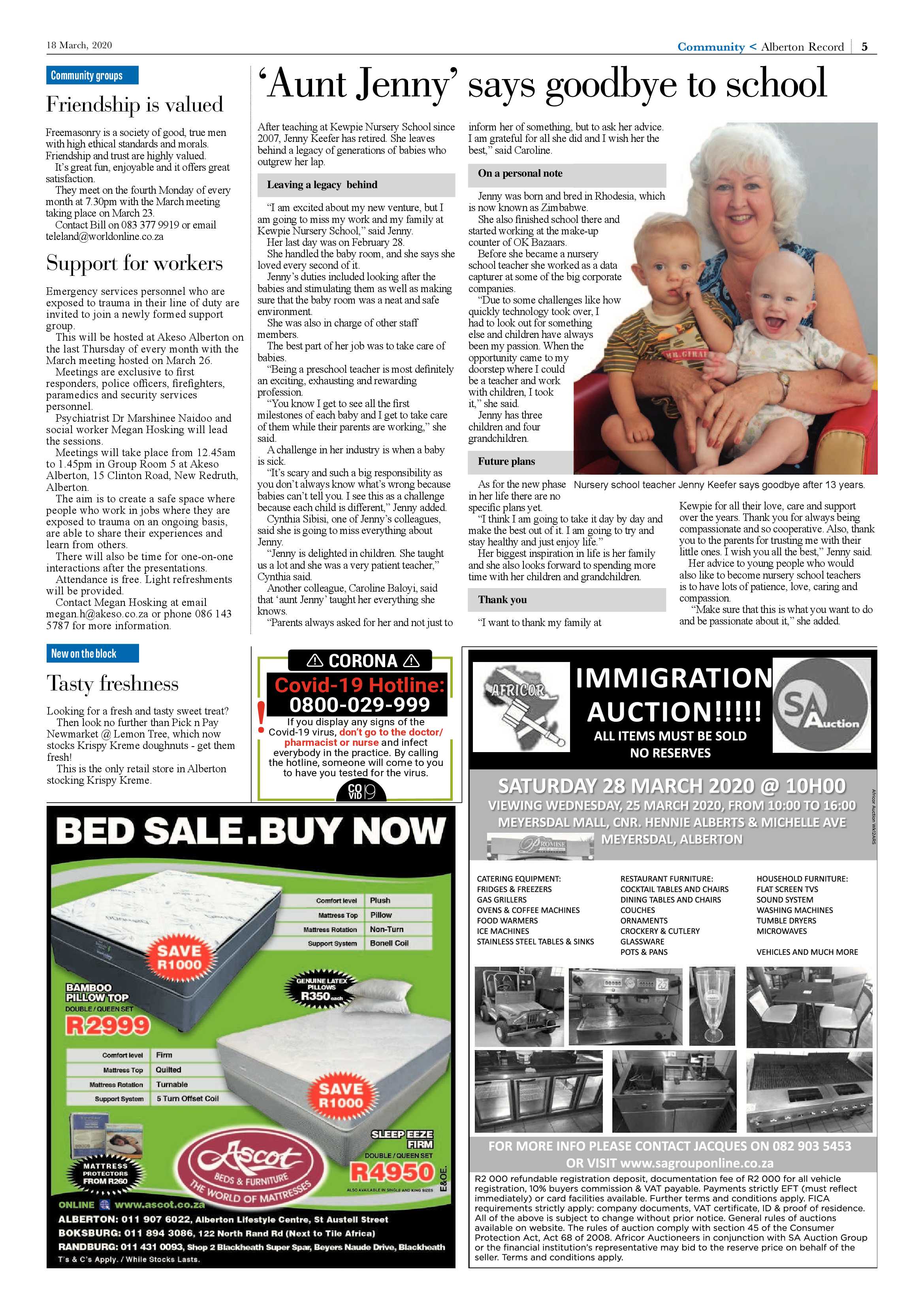 Alberton Record 18 March 2020 page 5