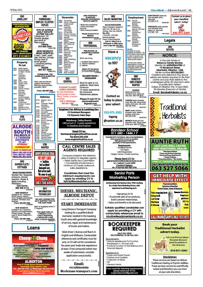 Alberton Record 18 May 2022 page 13