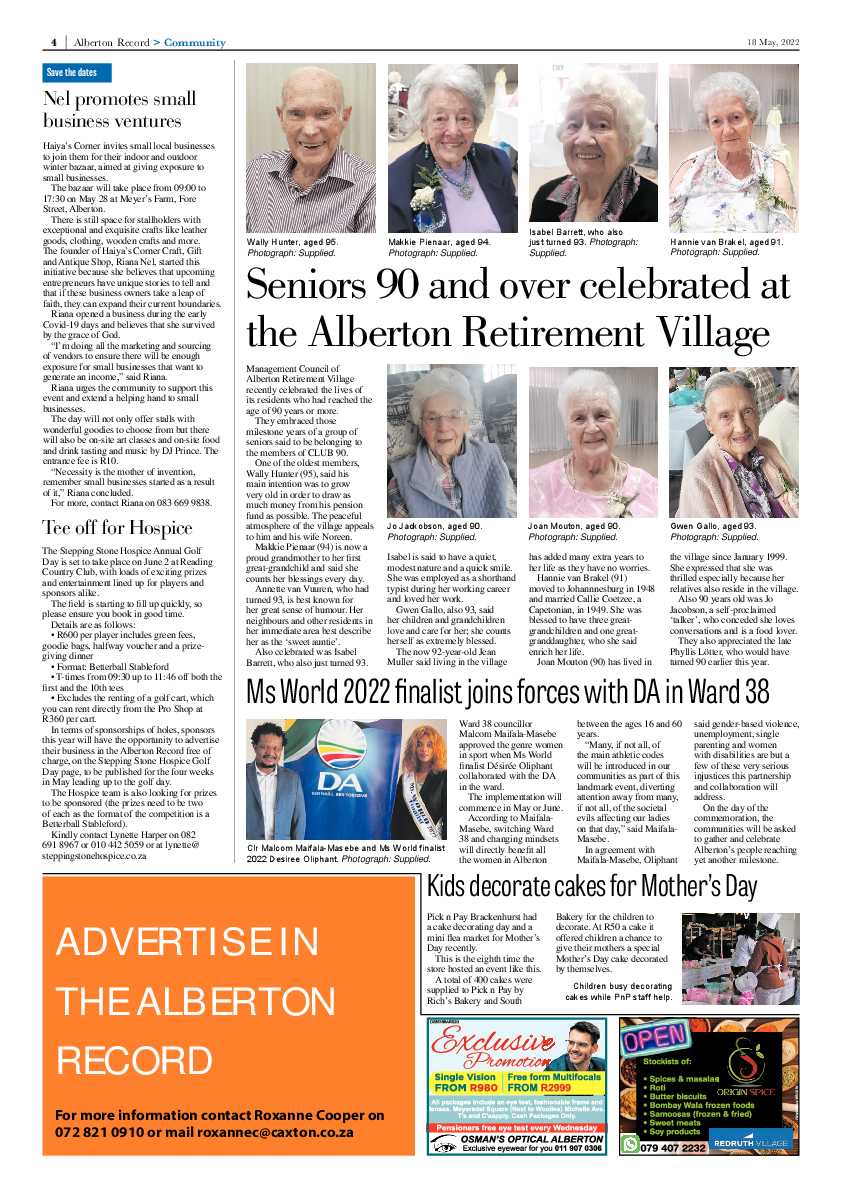Alberton Record 18 May 2022 page 6