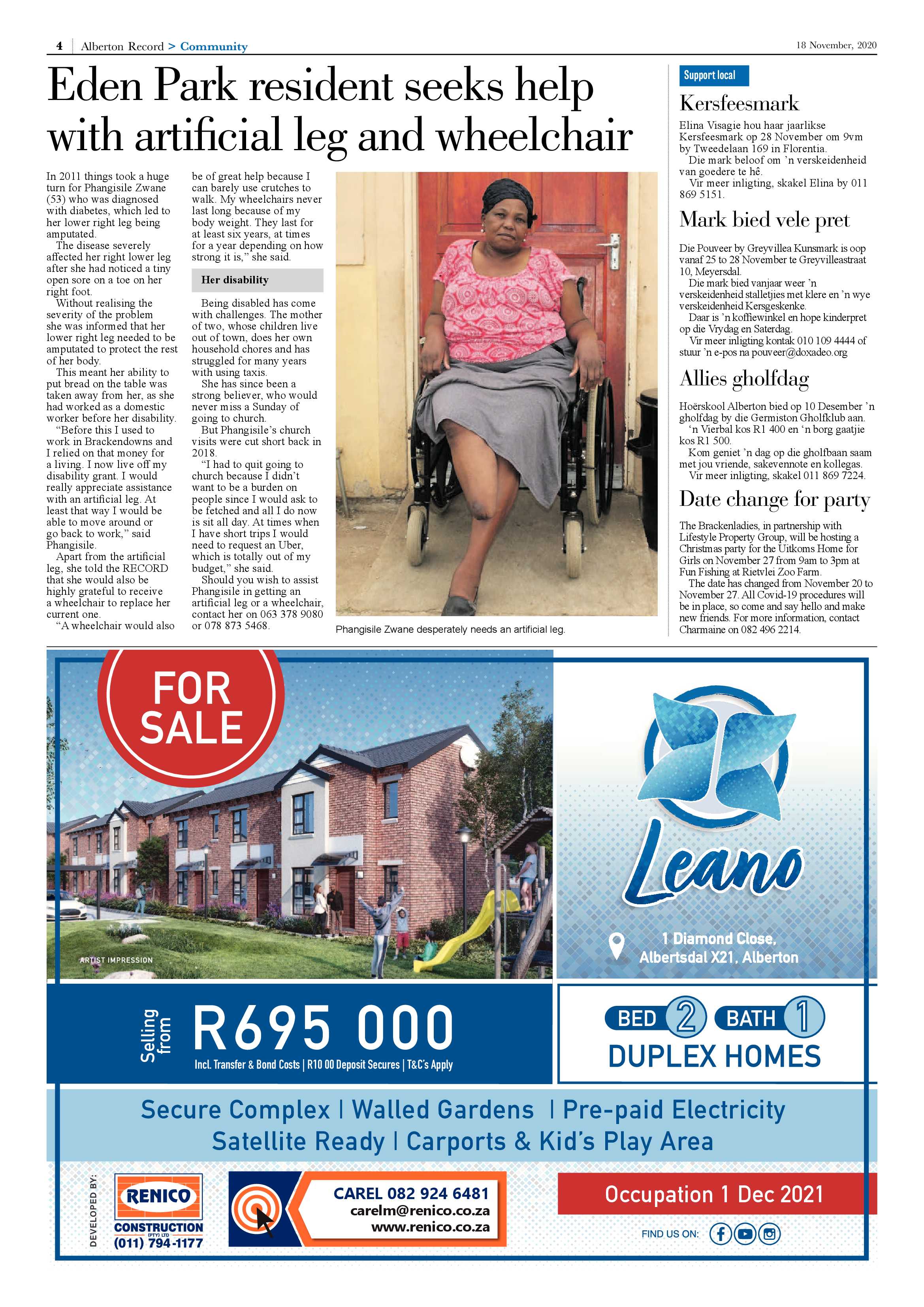 Alberton Record 18 November Alberton 2020 page 4
